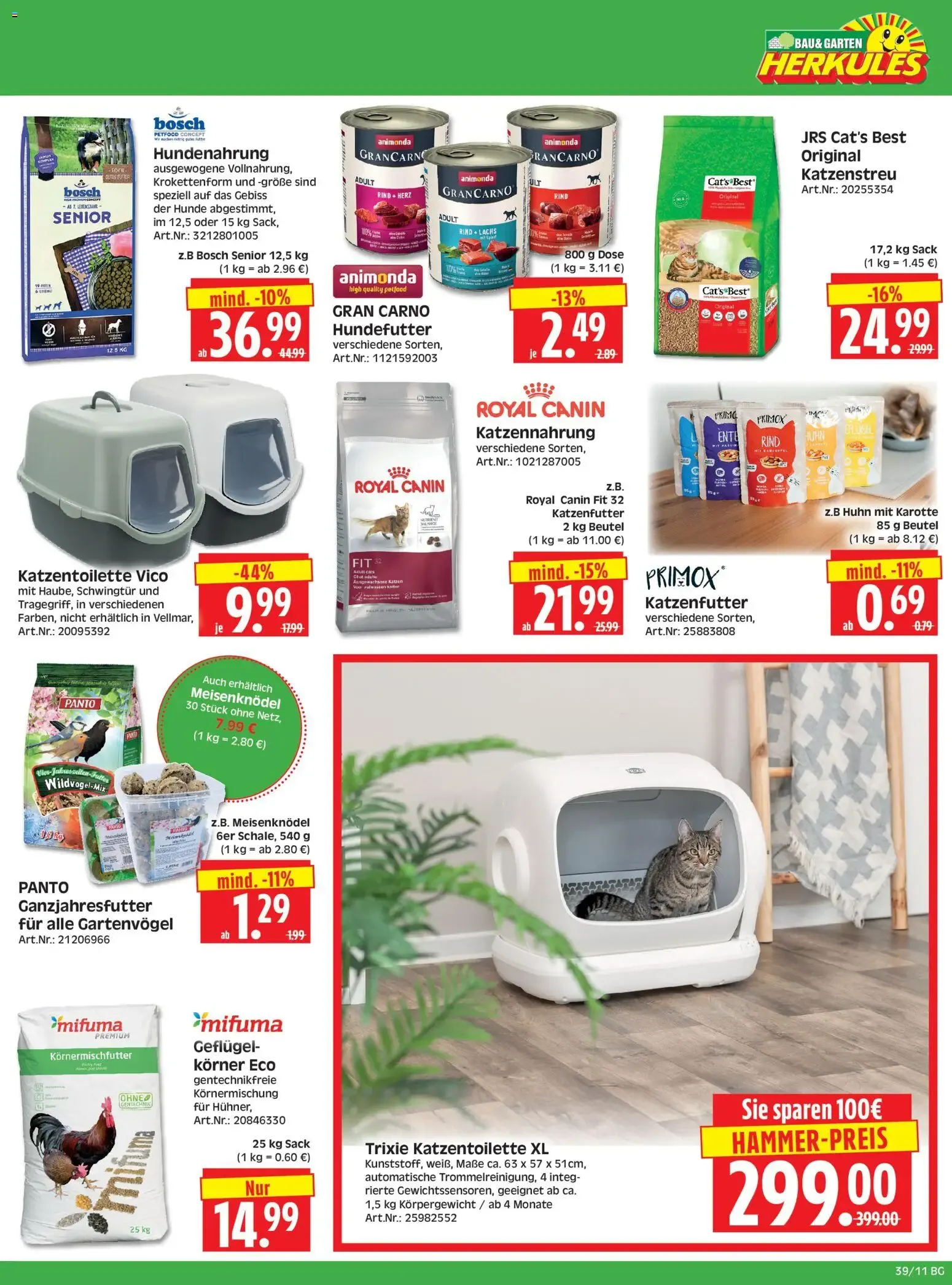 HERKULES Bau & Garten (ab 21.09.2026) zum Blättern von 21. September bis 26. September 2026 - Prospekt seite 11