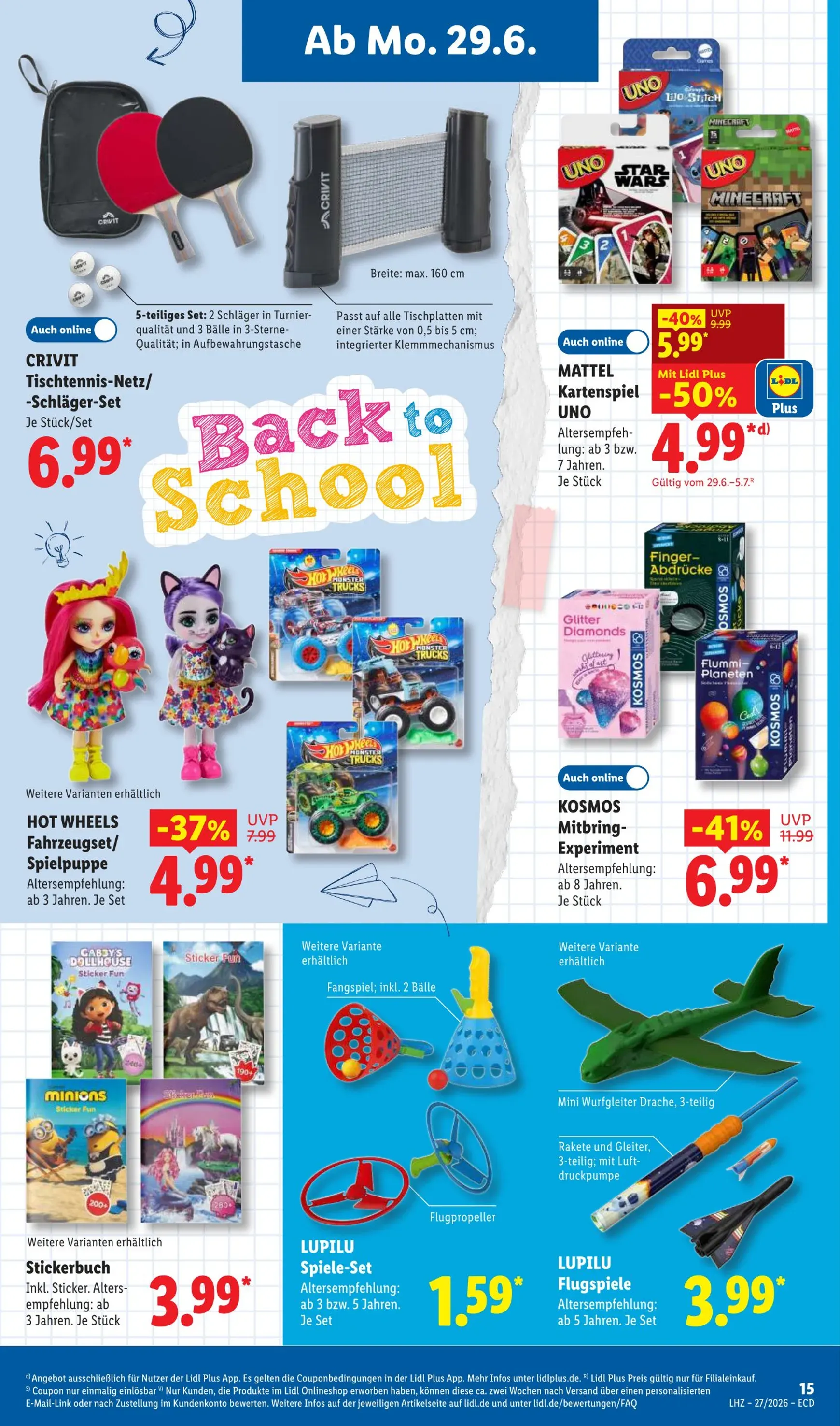 Lidl - Angebot der Woche Prospekt – von Montag 29.06.2026 bis Samstag 04.07.2026 von 29. Juni bis 4. Juli 2026 - Prospekt seite 11