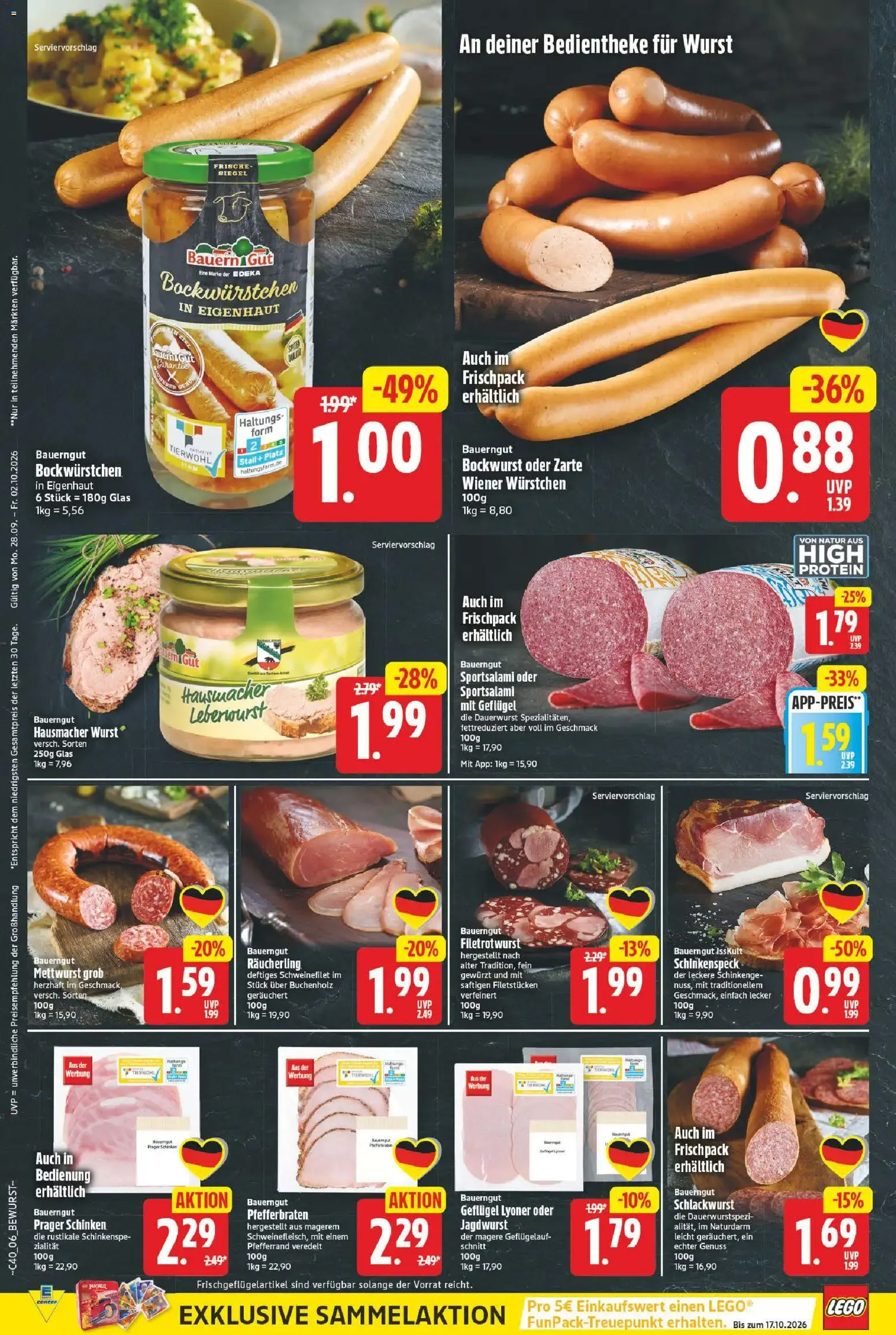 EDEKA Center - 20% Rabatt auf EDEKA Bio Milch-, Joghurt- und Quarkartikel von 28. September bis 2. Oktober 2026 - Prospekt seite 6