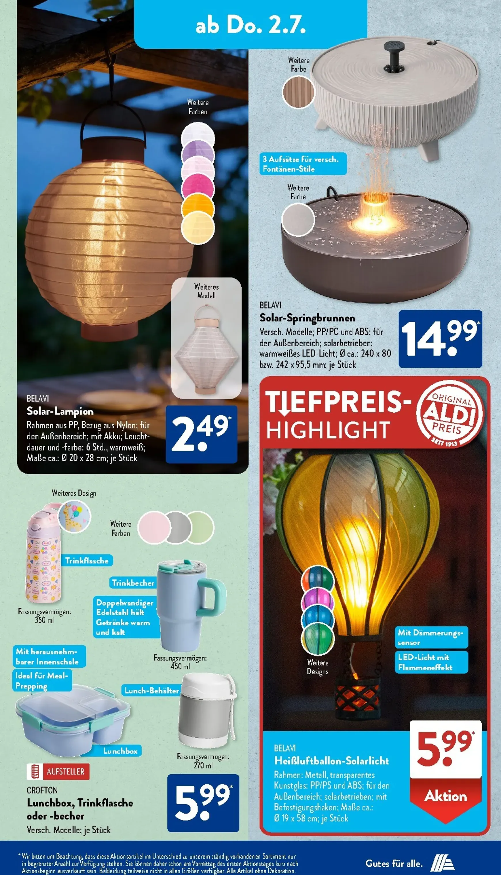 ALDI SÜD Tiefpreis-Highlight von 29. Juni bis 4. Juli 2026 - Prospekt seite 18