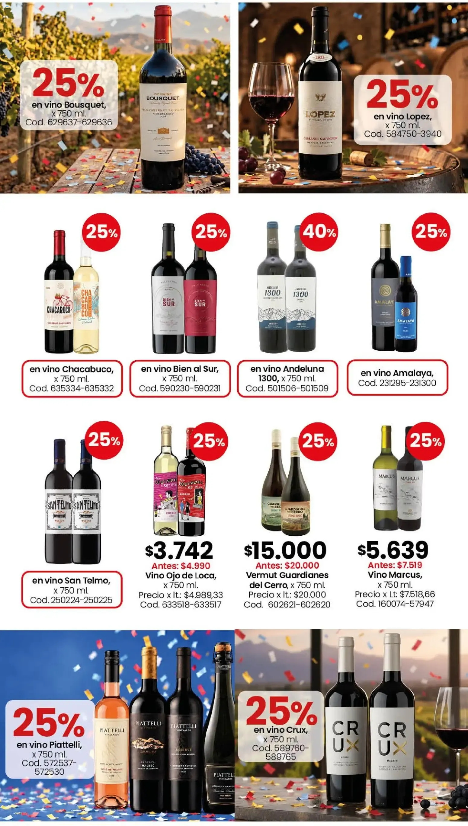 Ofertas de Ofertas Semanales Almacén y bebidas 19 de octubre al 25 de octubre 2026 - Página 8 del catálogo