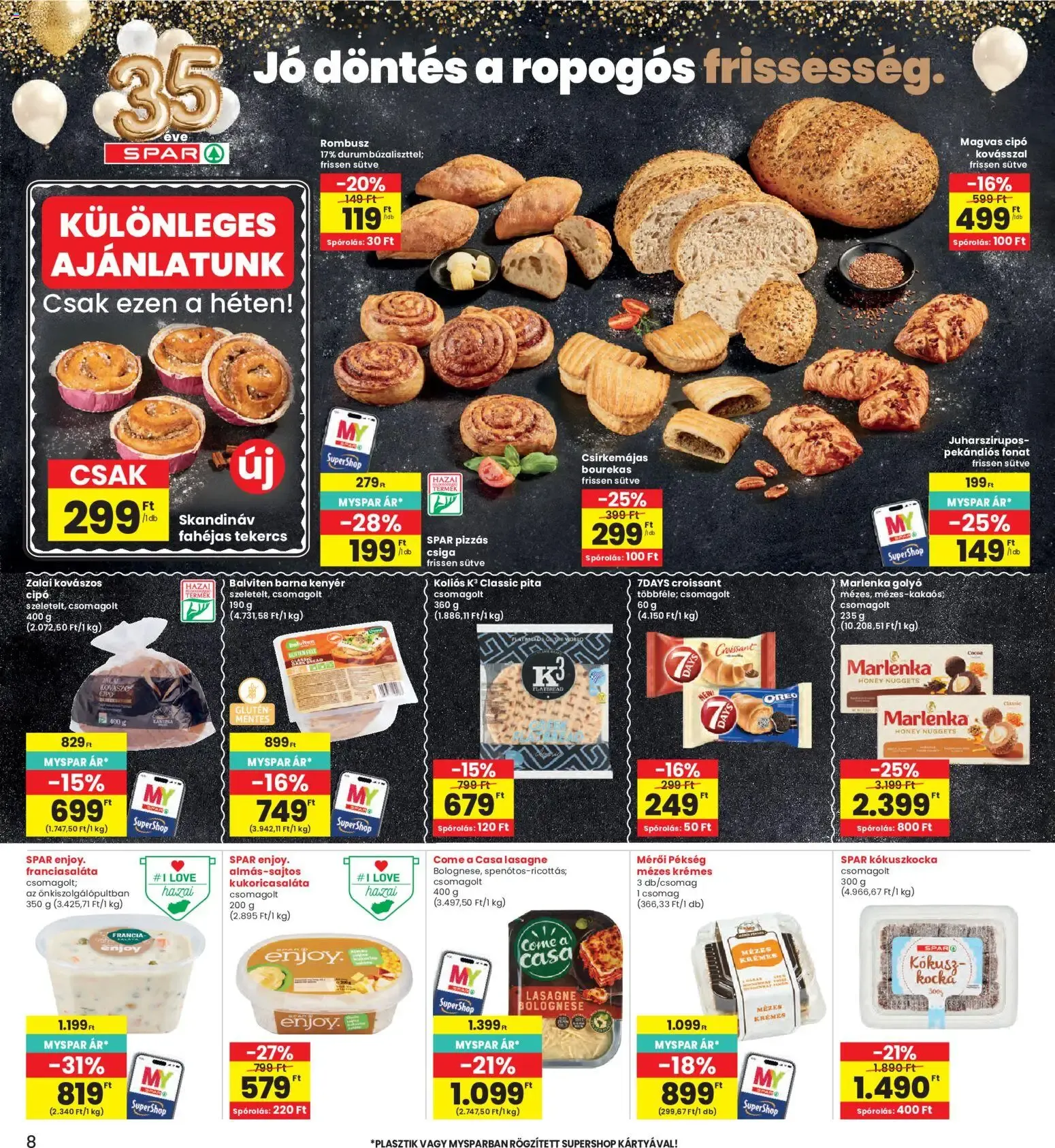 Katalógus Interspar: 35 éves jubileum - Szülinapi szenzáció! október 15.-tól október 21.-ig 2026. - Oldal 8
