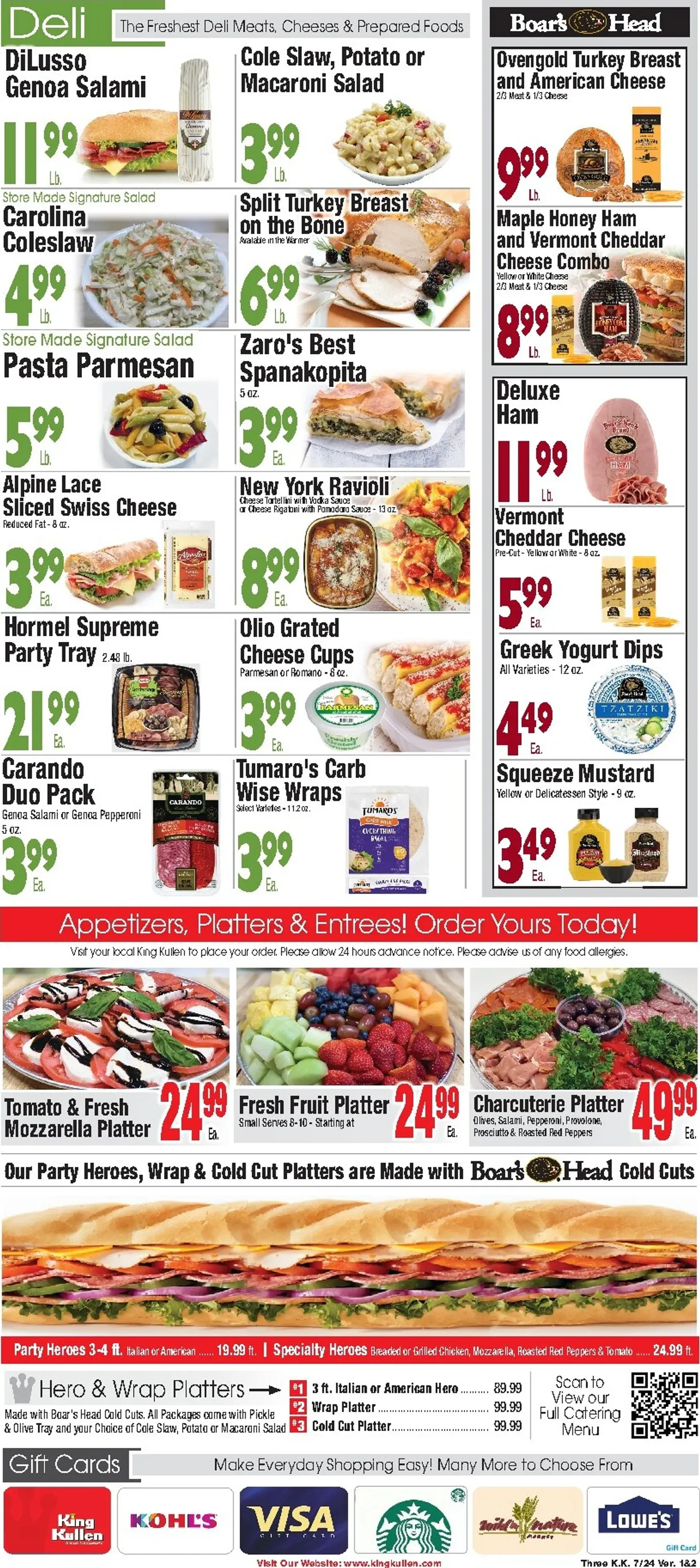 Weekly ad King Kullen leaflet valid from Friday 07/24/2026 to Thursday 07/30/2026 from July 24 to July 30 2026 - Page 3