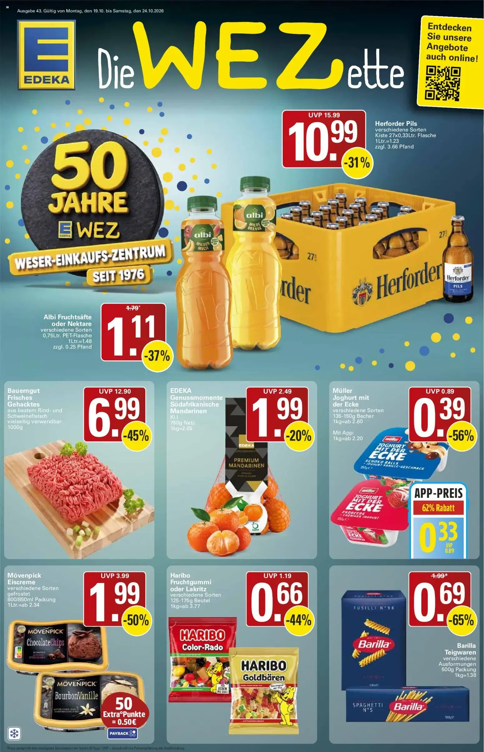 WEZ Prospekt (ab 19.10.2026) zum Blättern