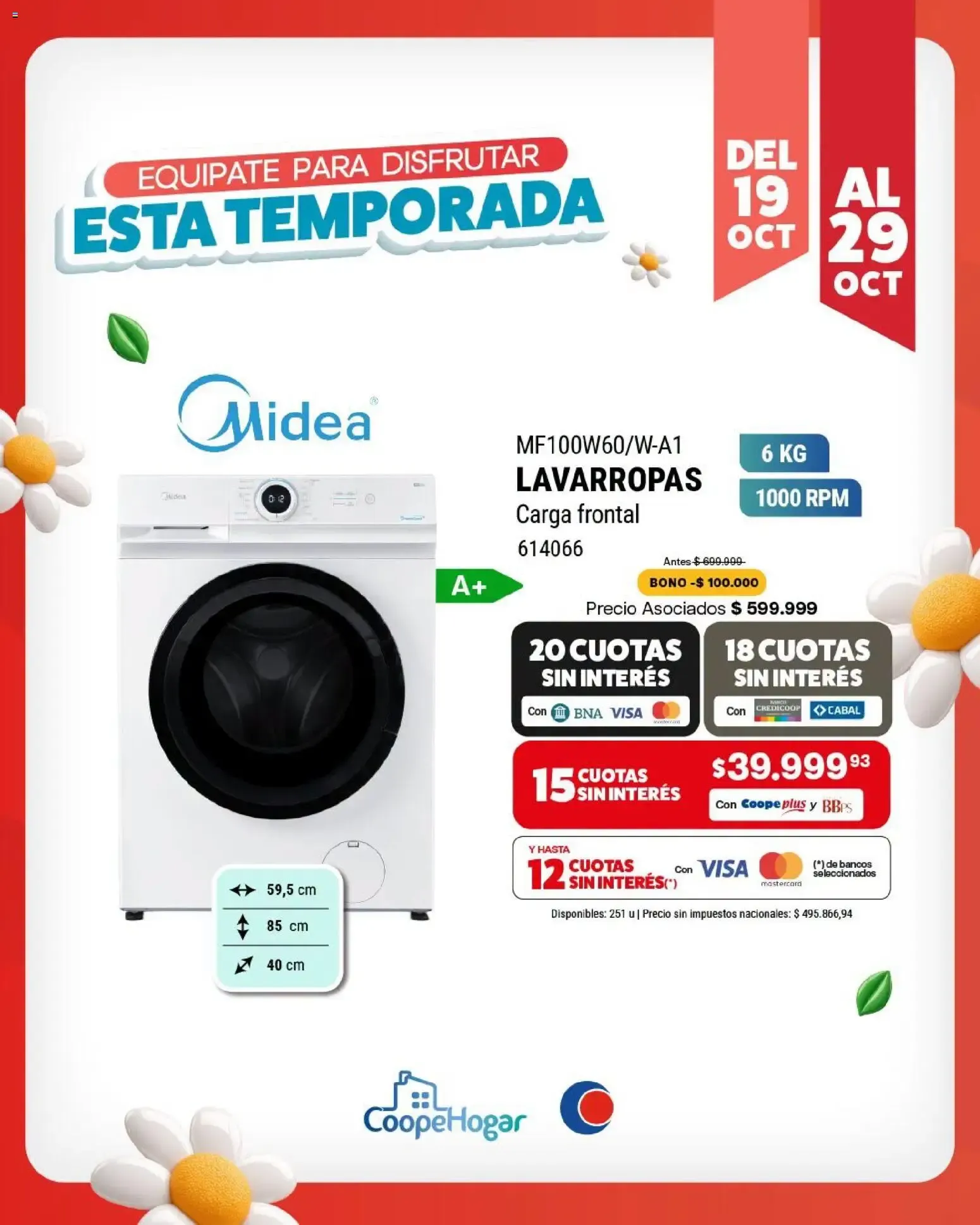 Ofertas de Cooperativa Obrera - Equipate para disfrutar esta temporada del 19/10/2026 - 29/10/2026 19 de octubre al 29 de octubre 2026 - Página 3 del catálogo