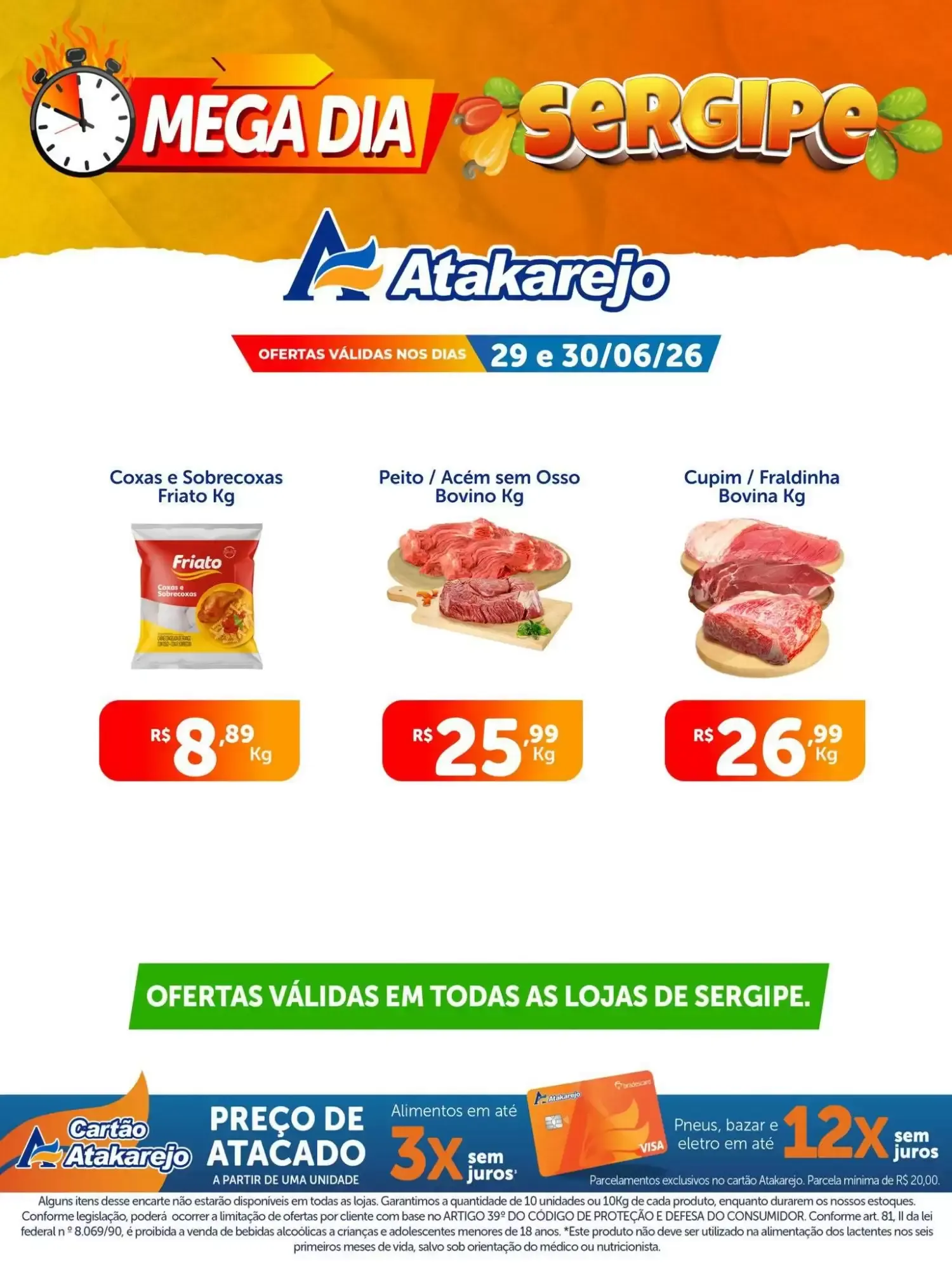 Encarte de MEGA DIA Atakarejo SERGIPE 29 de junho até 30 de junho 2026 - Pagina 2