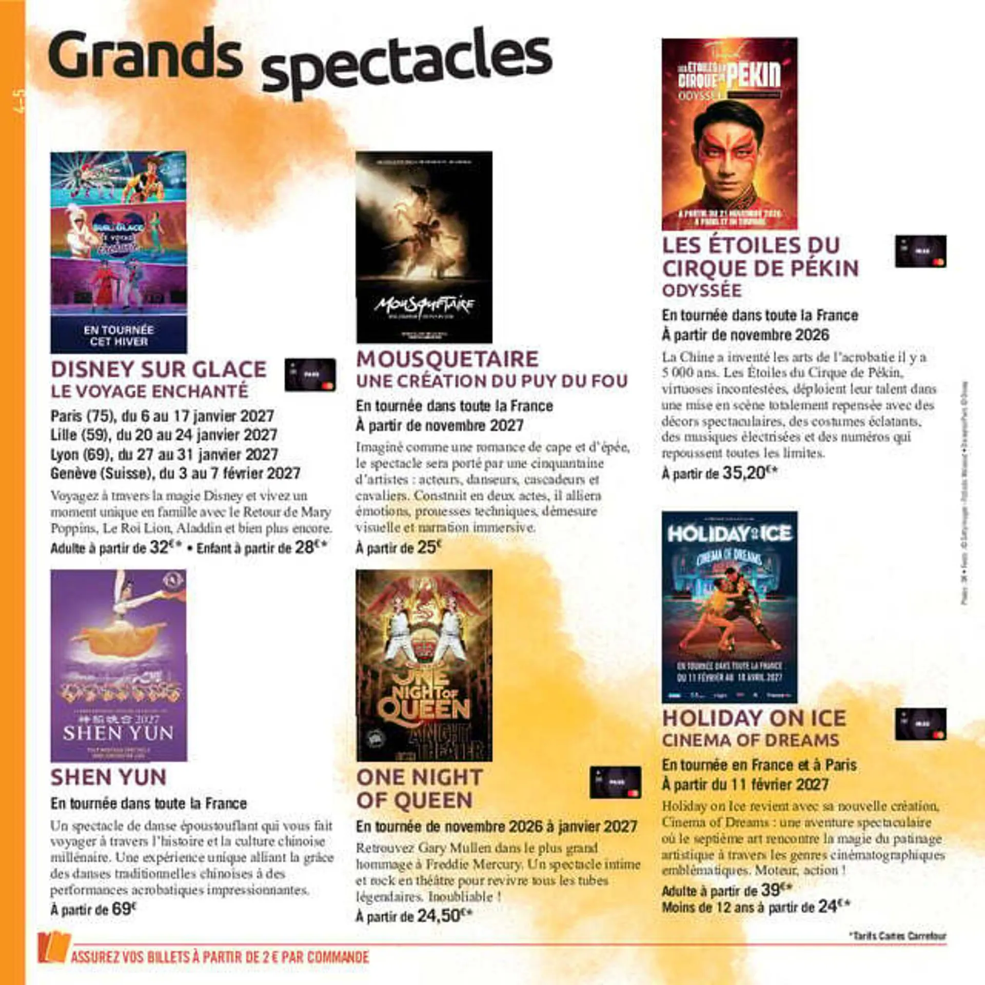 Carrefour Spectacles: Le Monde de La Reine des Neiges du 2 octobre au 7 février 2027 - Catalogue page 4