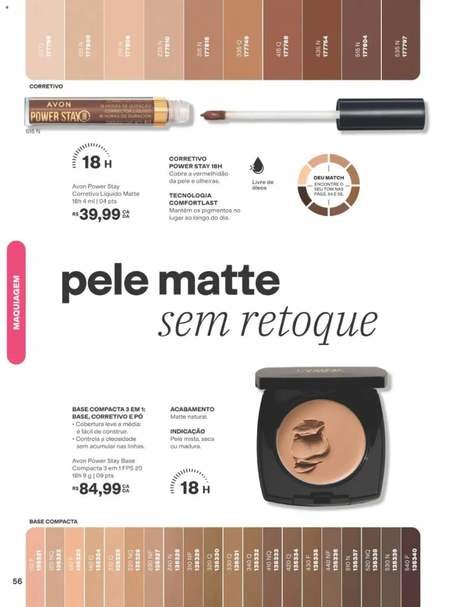 Encarte de Revista Avon folheto - Campanha 13 de 10/08/2026 | Promoção Online 10 de agosto até 31 de agosto 2026 - Pagina 56