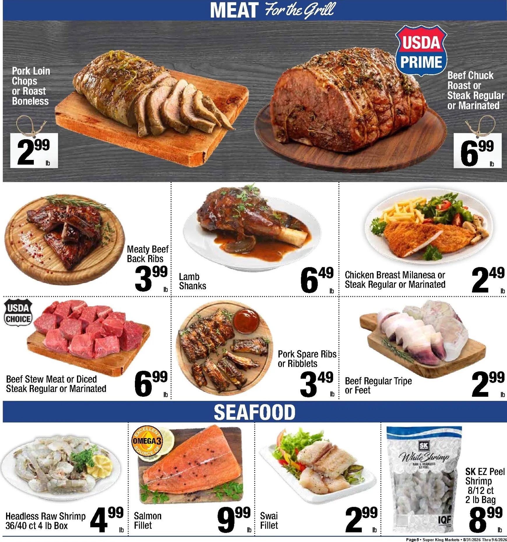 Weekly ad Current Super King leaflet valid from Monday 08/31/2026 to Sunday 09/06/2026 from August 31 to September 6 2026 - Page 6