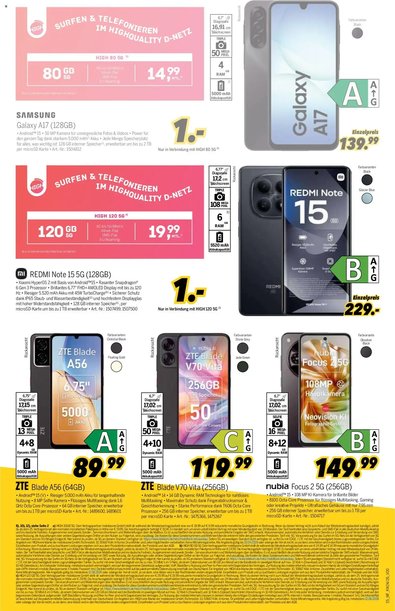 Medimax Mobilfunk Woche (ab 06.06.2026) zum Blättern von 6. Juni bis 12. Juni 2026 - Prospekt seite 5