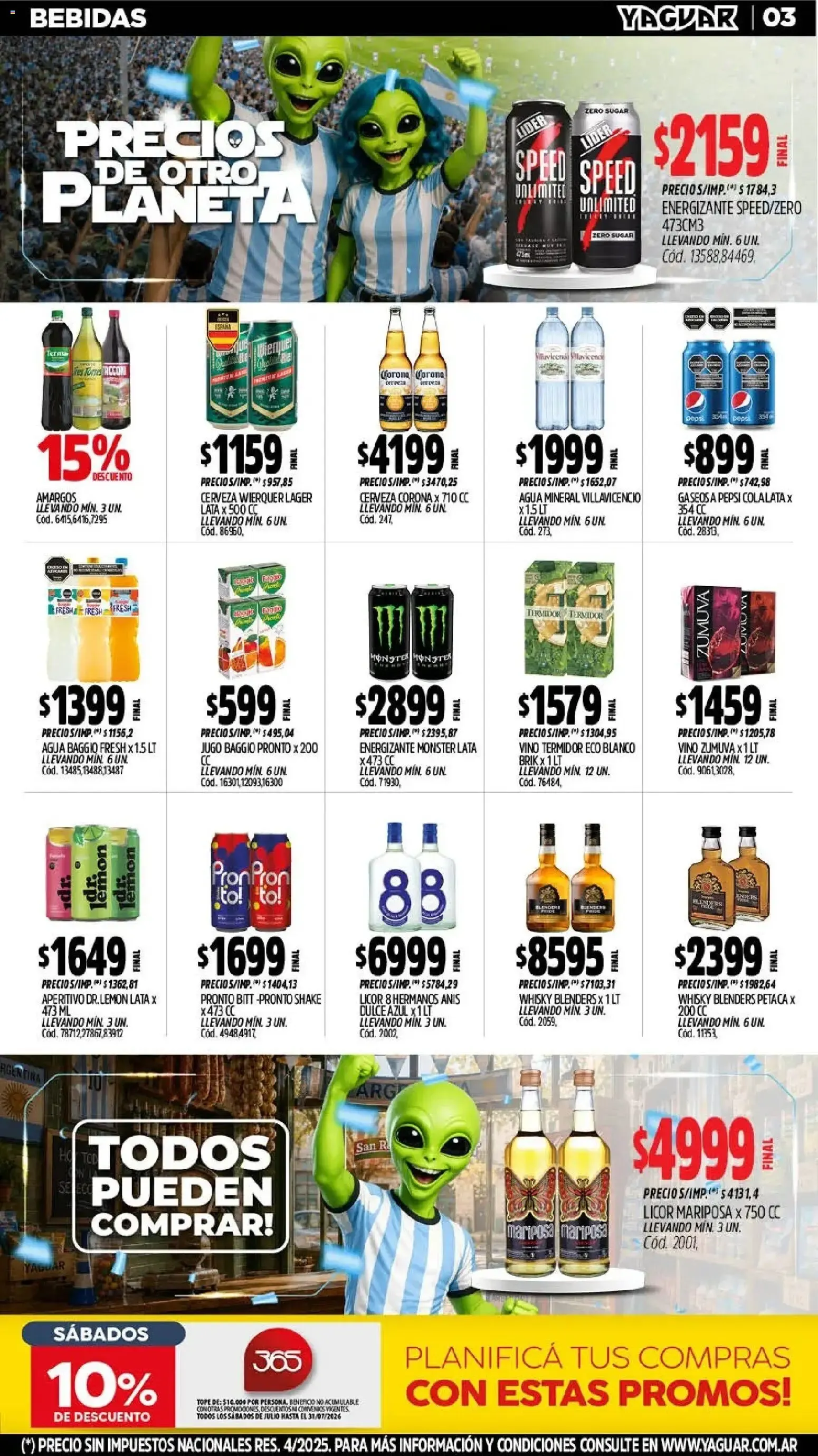 Ofertas de Yaguar - Precios de Otro Planeta - Oferta Semanal Santa Fé del 06/07/2026 - 12/07/2026 6 de julio al 12 de julio 2026 - Página 4 del catálogo