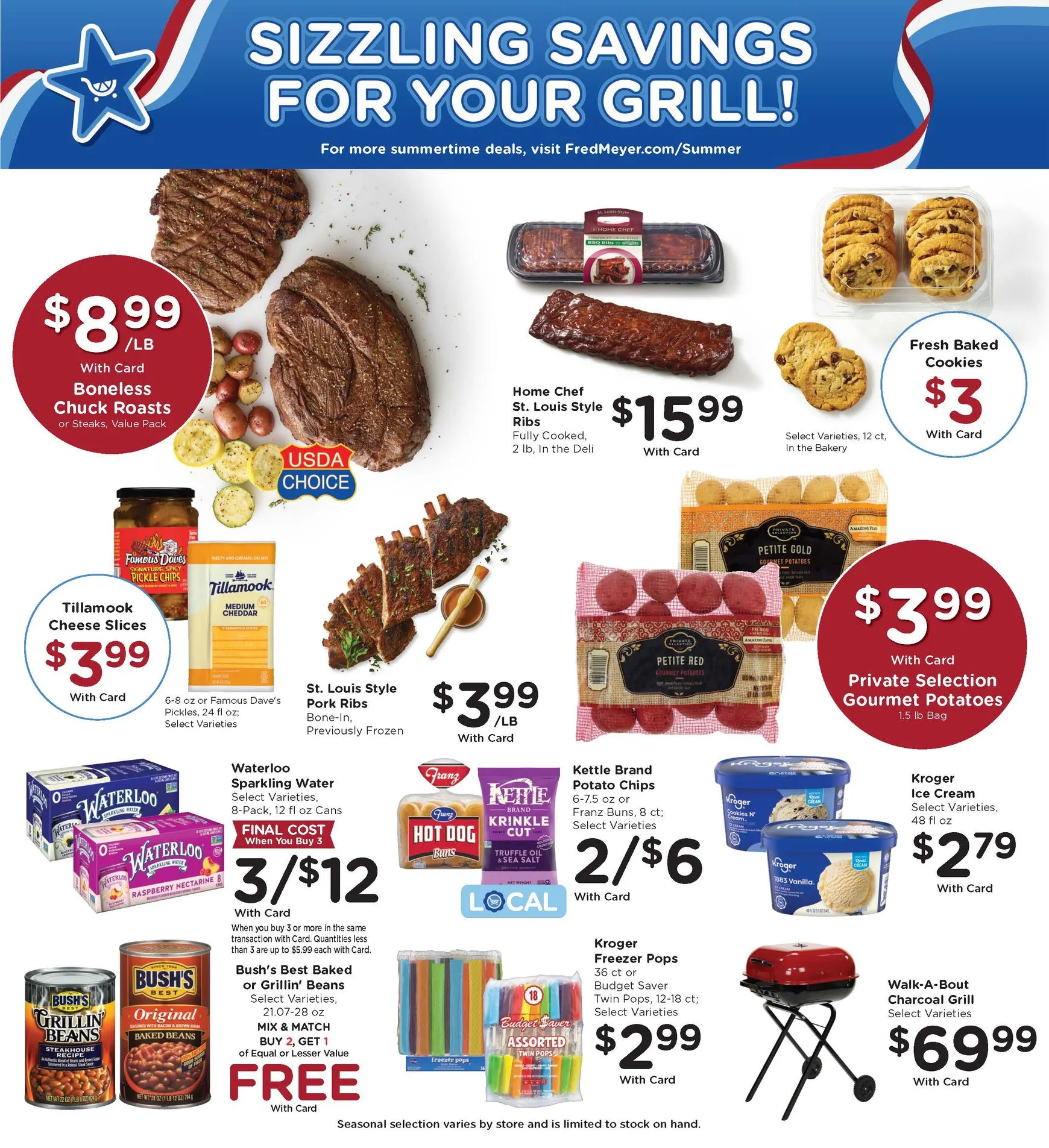 Weekly promotion Current Fred Meyer leaflet valid from Wednesday 08/19/2026 to Tuesday 08/25/2026 spanning from August 19 to August 25 2026 - Page 8 for Catalogue 365