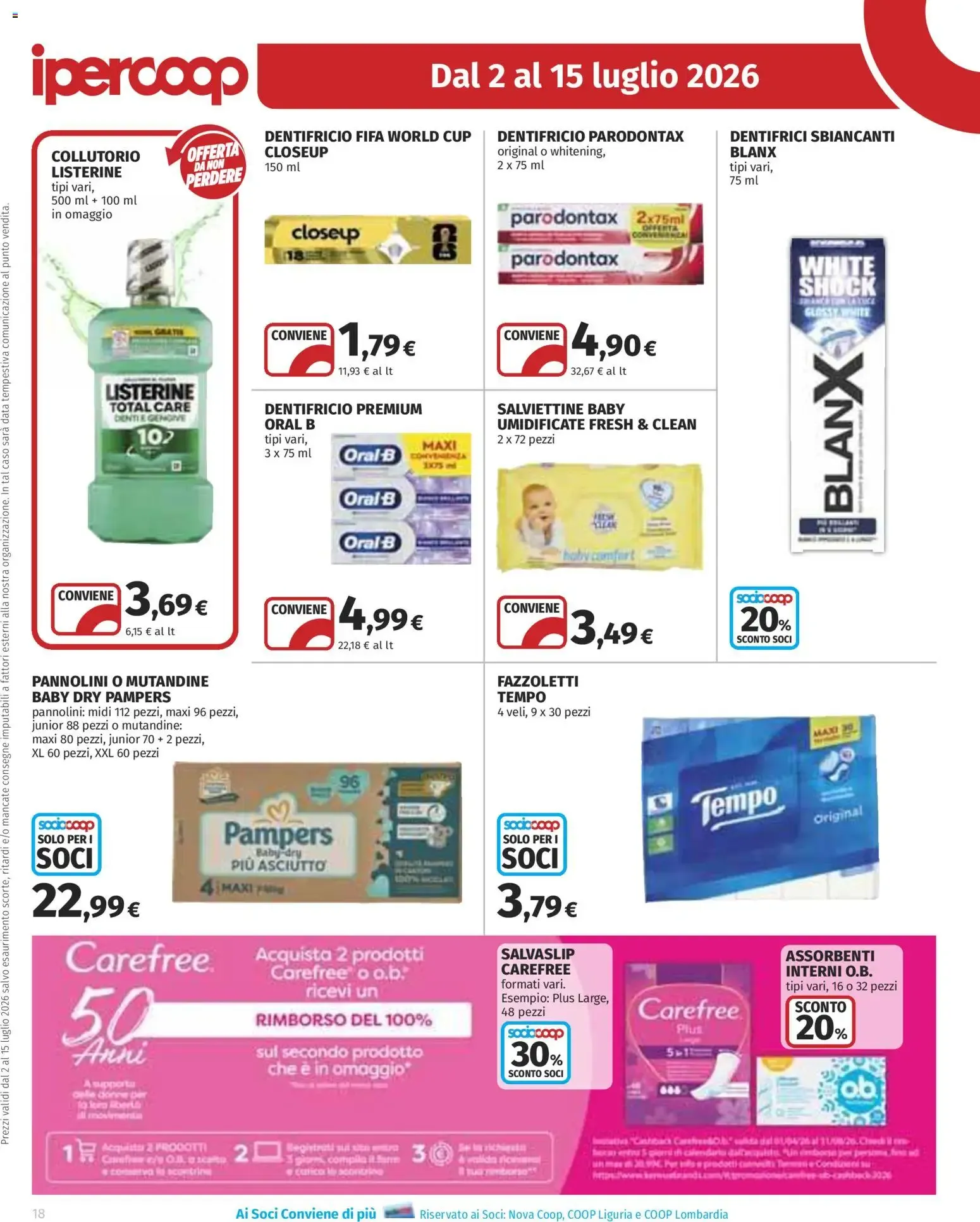 Anteprima volantino Ipercoop dal 02/07/2026 - nuovo offerte da 2 luglio a 15 luglio di 2026 - Pagina del volantino 18
