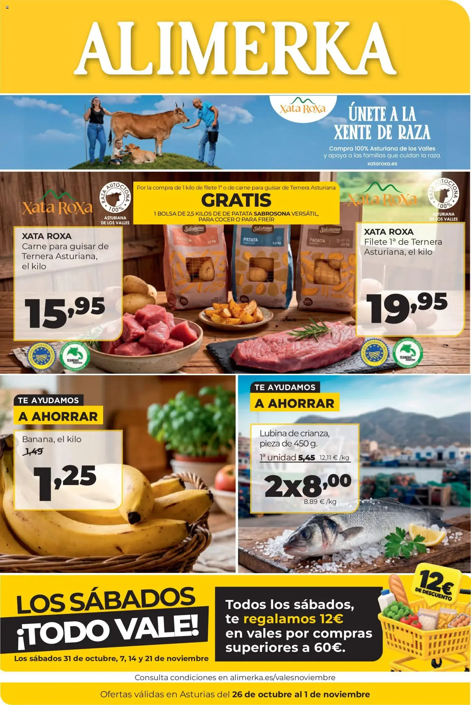 Catálogo de Alimerka folleto >> 26/10 - 01/11/2026 (catálogo) 26 de octubre al 1 de noviembre 2026 - Página 1