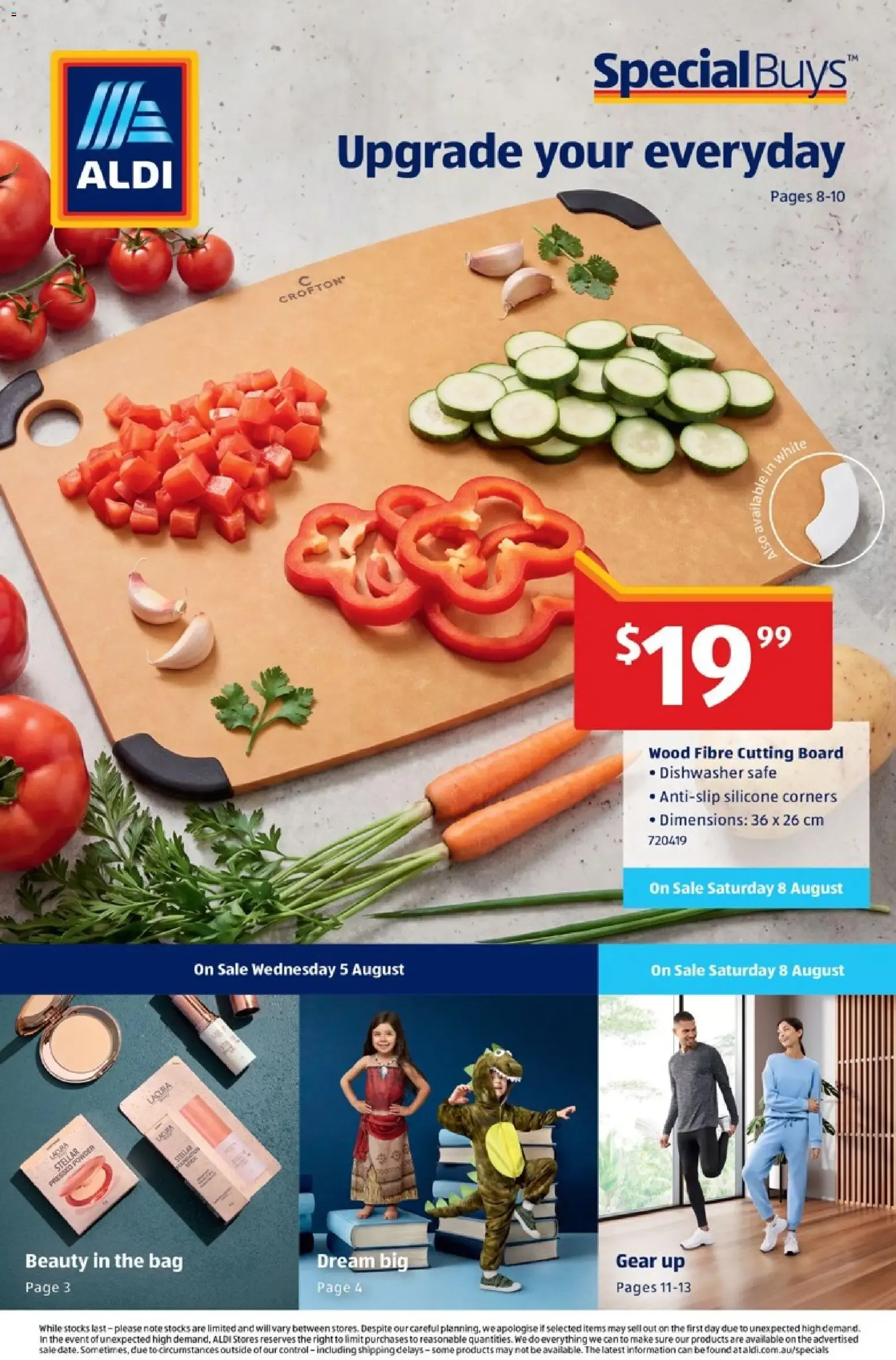ALDI Special Buys: Upgrade your everyday - Catalogue valid from 5 August to 12 August 2026 - page 1