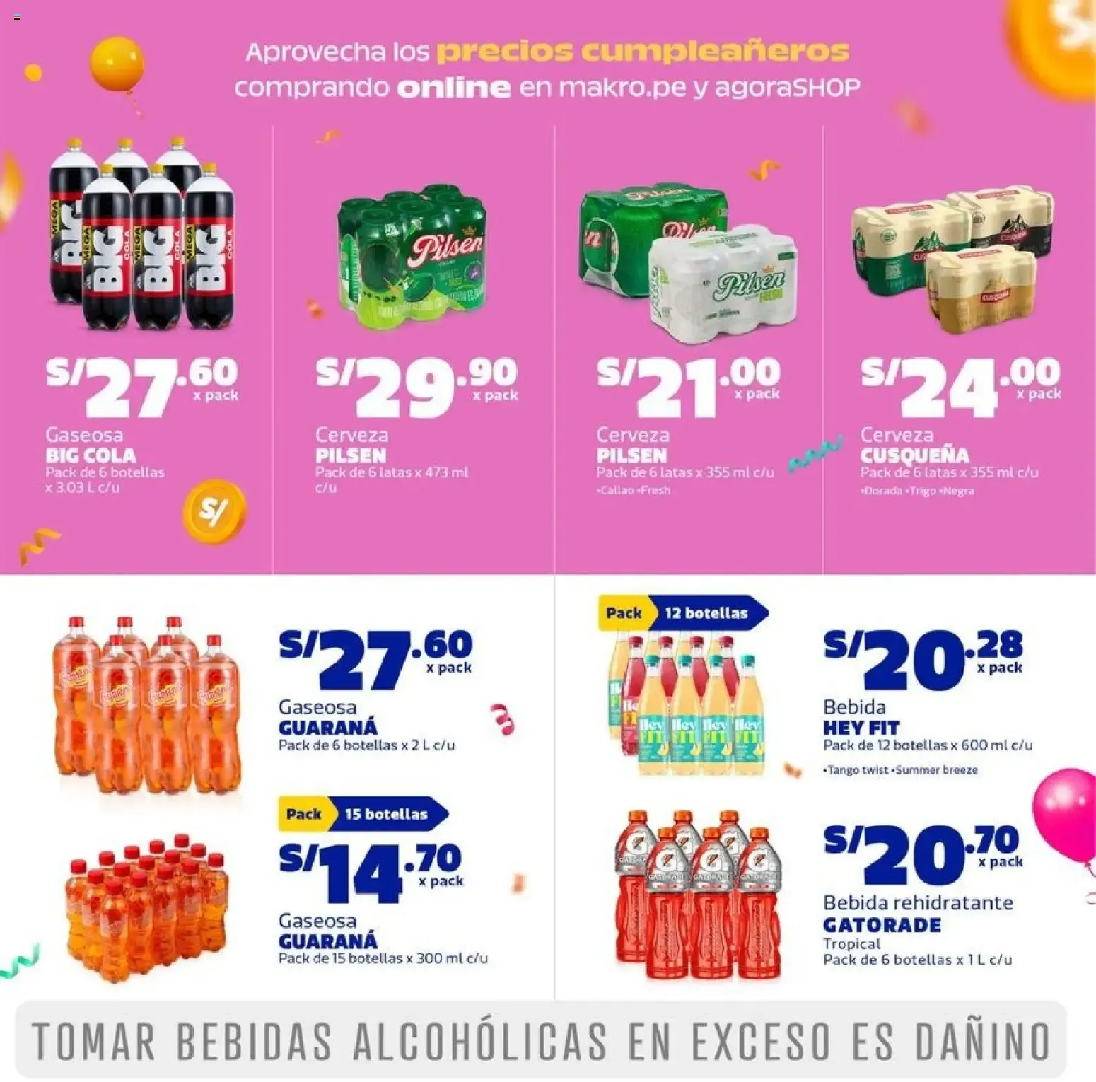 Catalogo de Precios Cumpleañeros Makro 14 de julio al 29 de julio 2026 - Pag 19