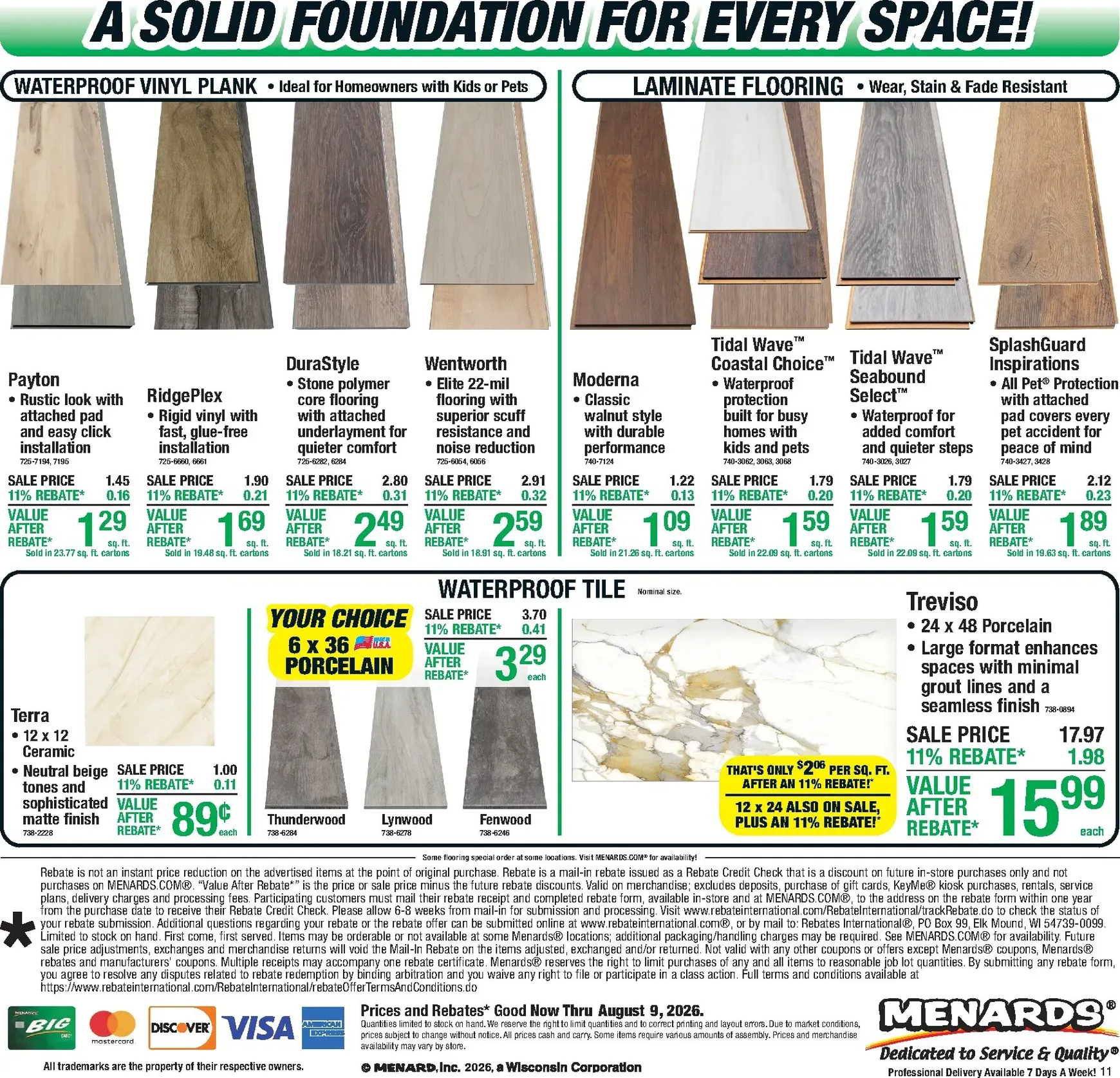 Weekly ad 11% REBATE ON EVERYTHING! from July 26 to August 9 2026 - Page 18