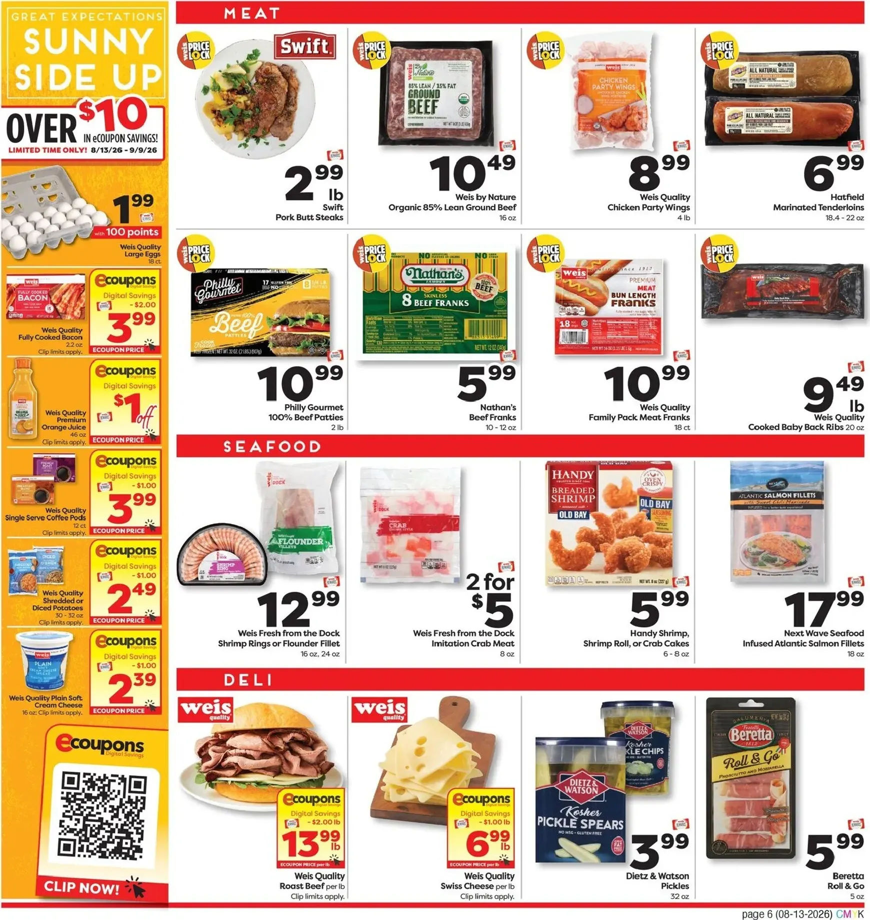 Weekly ad Current Weis Markets - Price Lock leaflet valid from Thursday 08/13/2026 to Wednesday 09/09/2026 from August 13 to September 9 2026 - Page 9