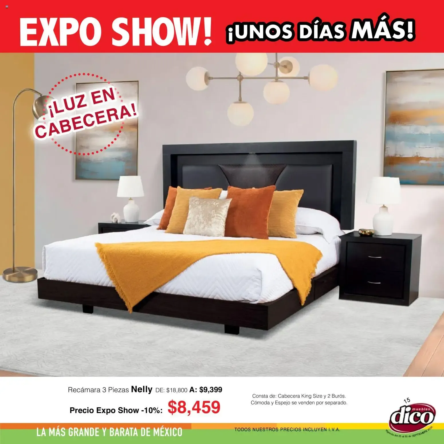 Catálogo de Muebles Dico catálogo Expo show (23/09/2026 - 30/09/2026) - catálogo en línea 23 de septiembre al 30 de septiembre 2026 - Pagina 15