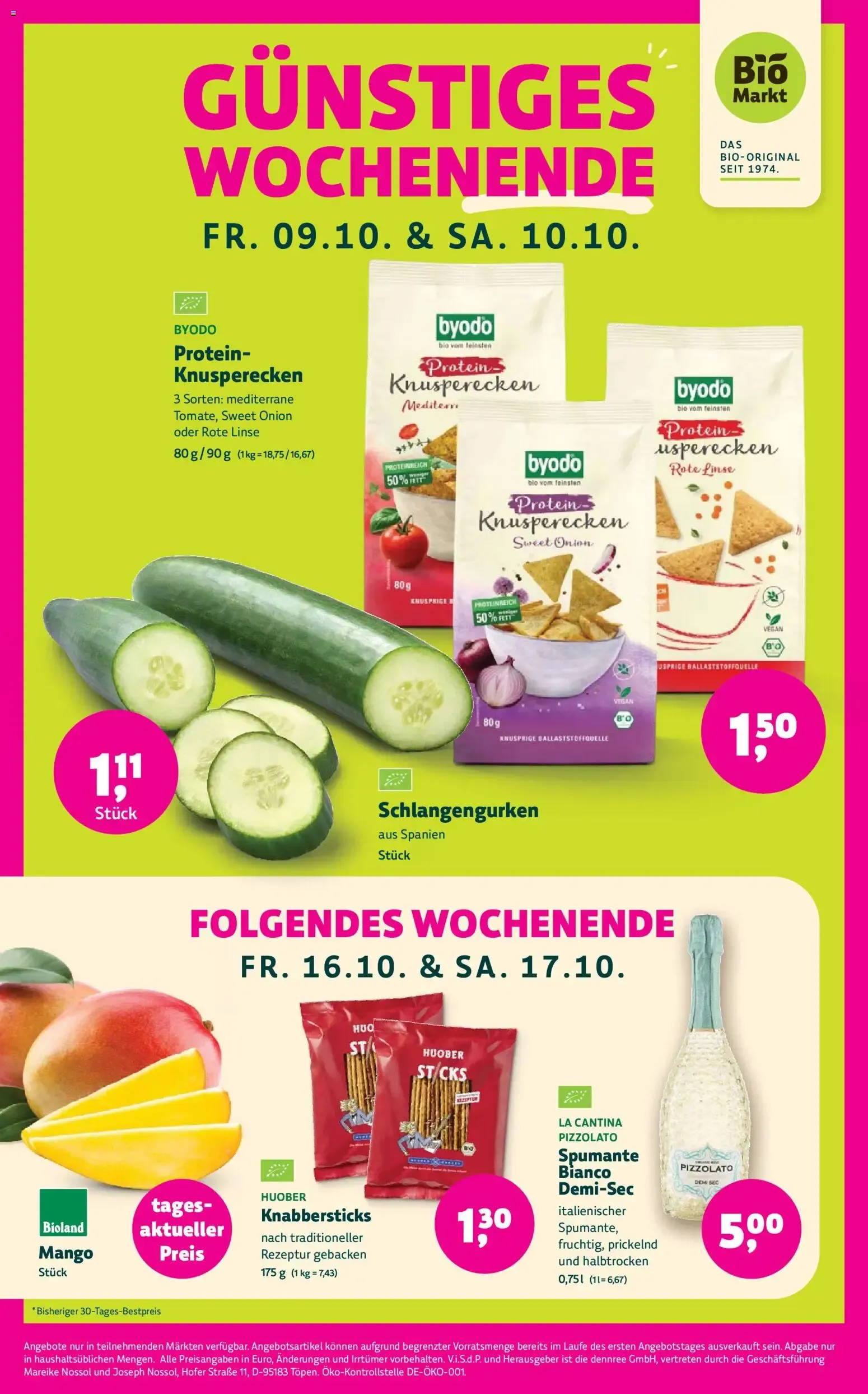 BioMarkt Prospekt (ab 07.10.2026) zum Blättern von 7. Oktober bis 20. Oktober 2026 - Prospekt seite 4