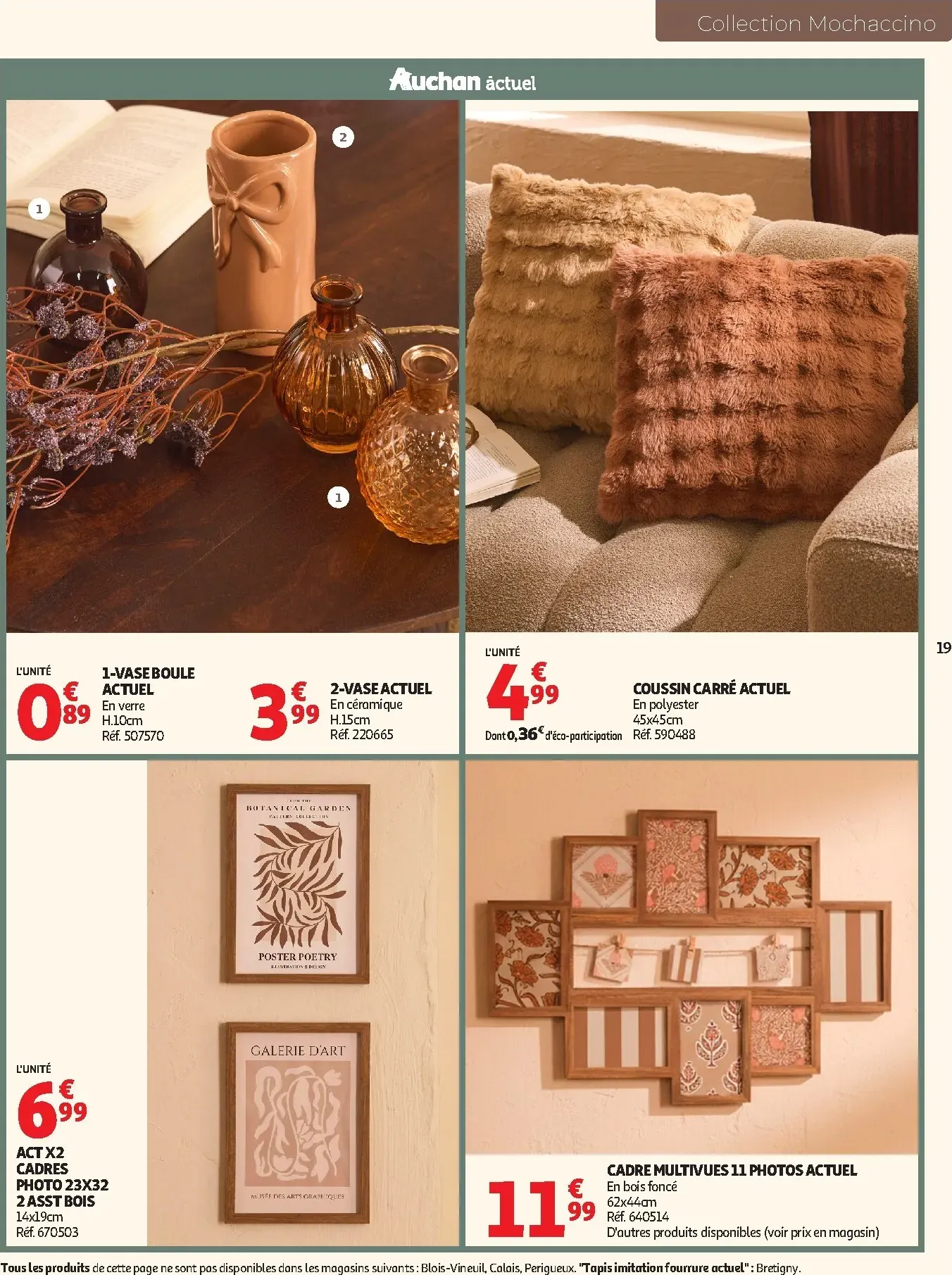 Current Auchan - Inspiration déco leaflet valid from du mardi 01/09/2026 to du dimanche 01/11/2026 du 1 septembre au 1 novembre 2026 - Catalogue page 19