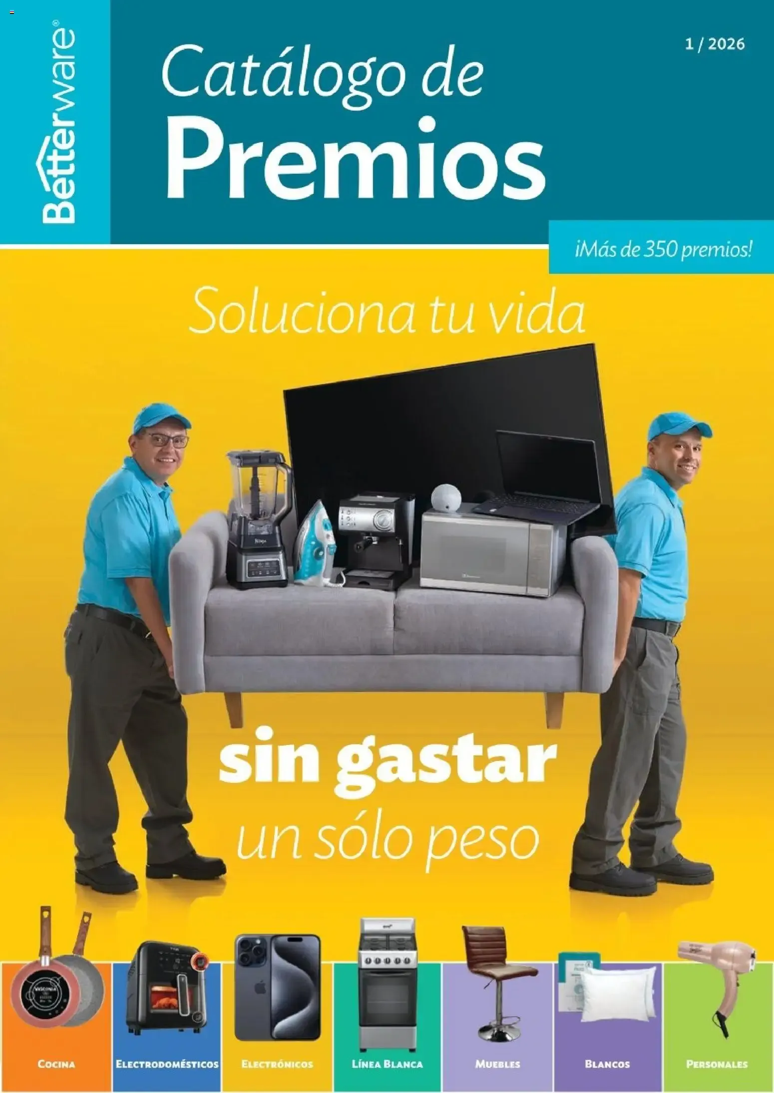 Catálogo de Betterware Catálogo de Premios (05/01/2026 - 03/07/2026) - catálogo en línea 5 de enero al 3 de julio 2026 - Pagina 1