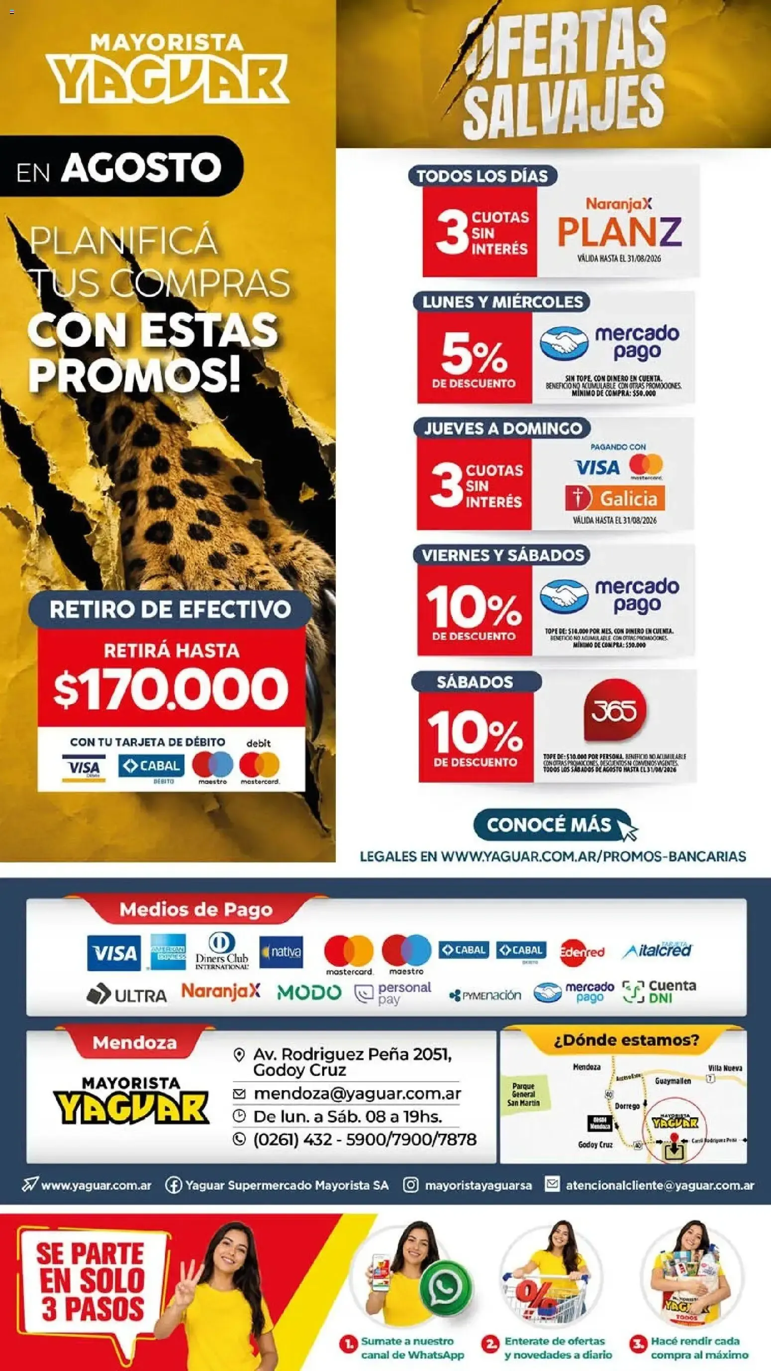 Ofertas de MAYORISTA YAGUAR OFERTAS SALVAJES 3 de agosto al 8 de agosto 2026 - Página 20 del catálogo