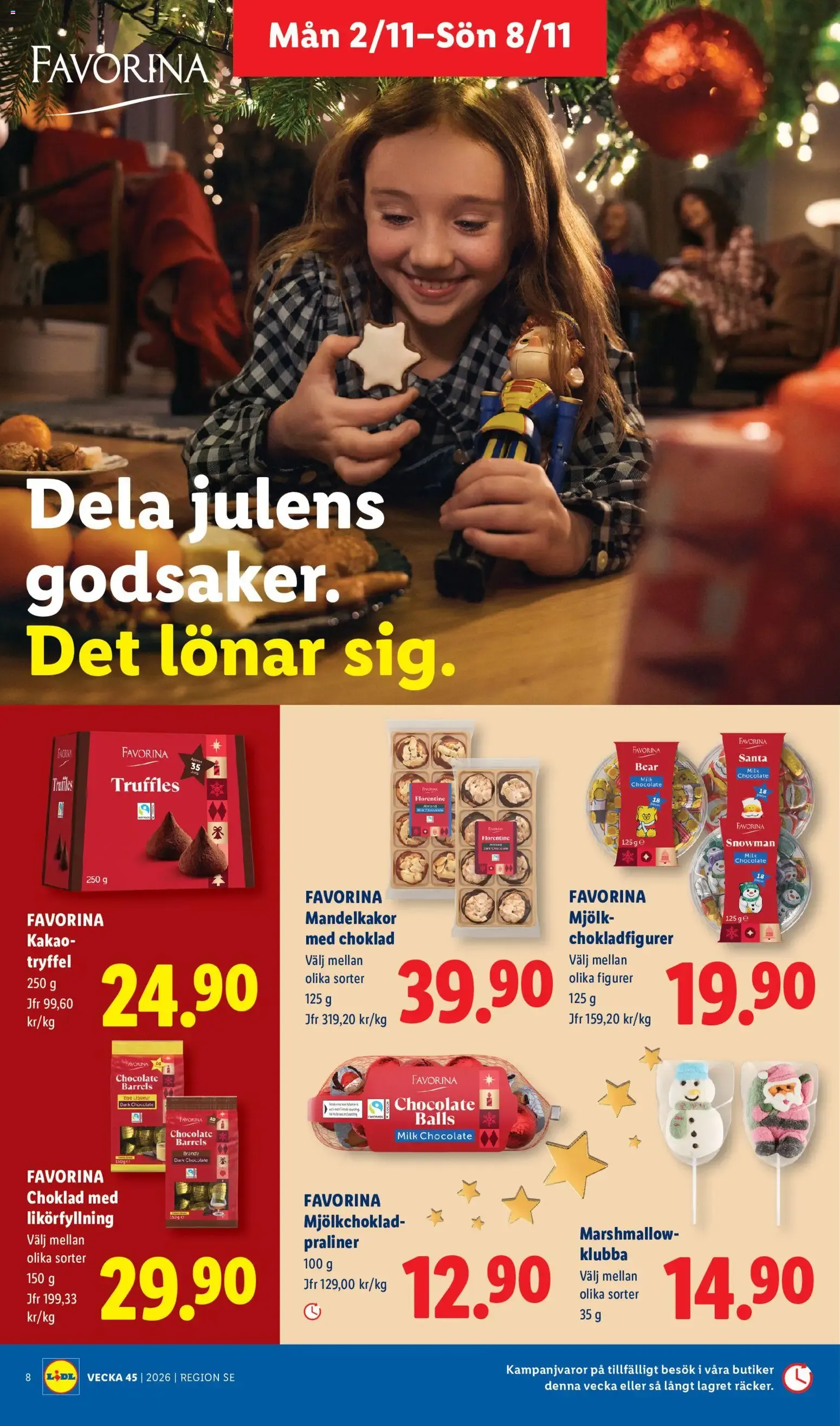 Lidl - erbjudanden från 02/11/2026 - 08/11/2026 > Reklamblad nuvarande rabatter från 2 november till 8 november 2026 - Reklamblad sidor 8