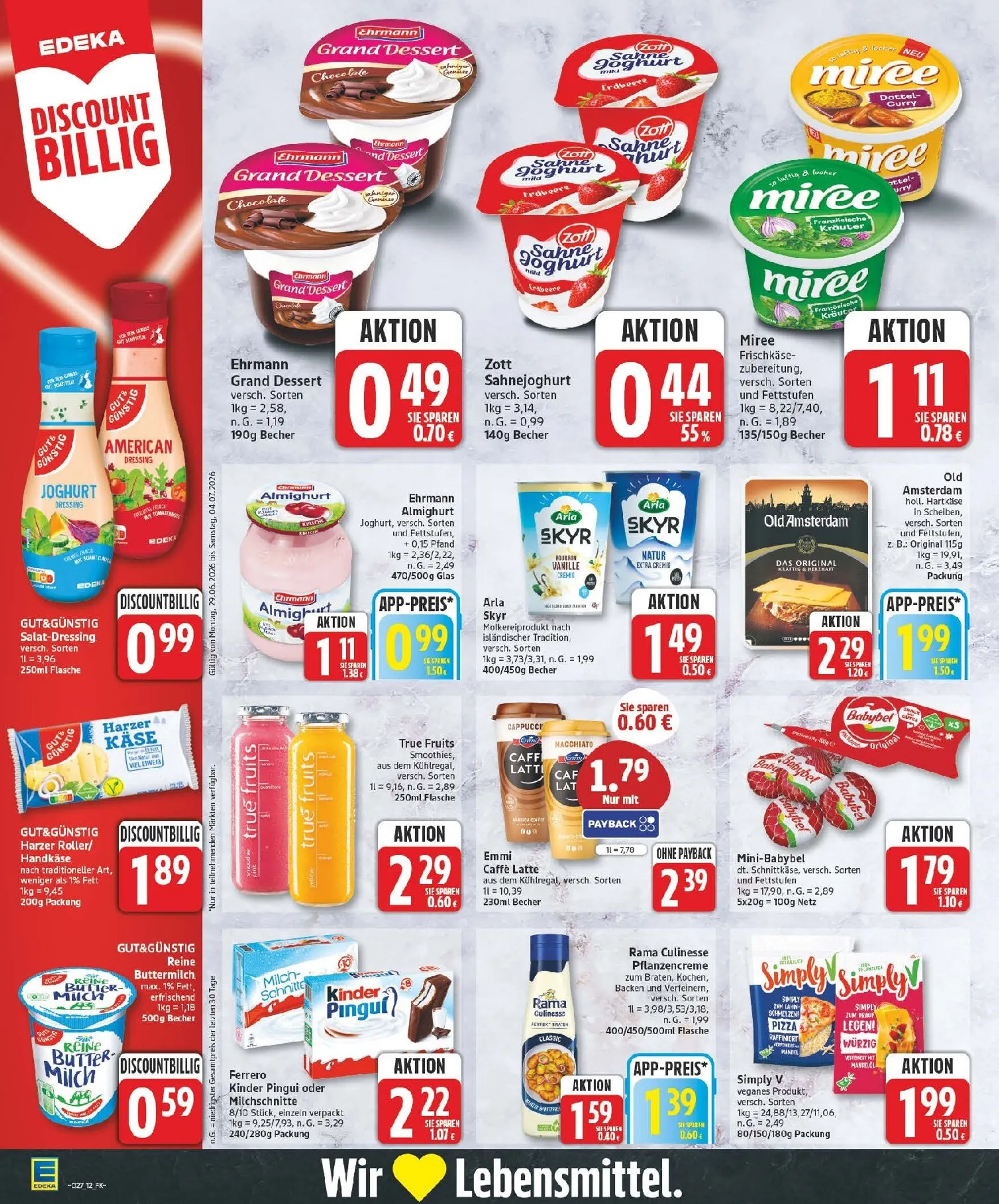Edeka Prospekt nächste Woche – von Montag 29.06.2026 bis Samstag 04.07.2026 von 29. Juni bis 4. Juli 2026 - Prospekt seite 12