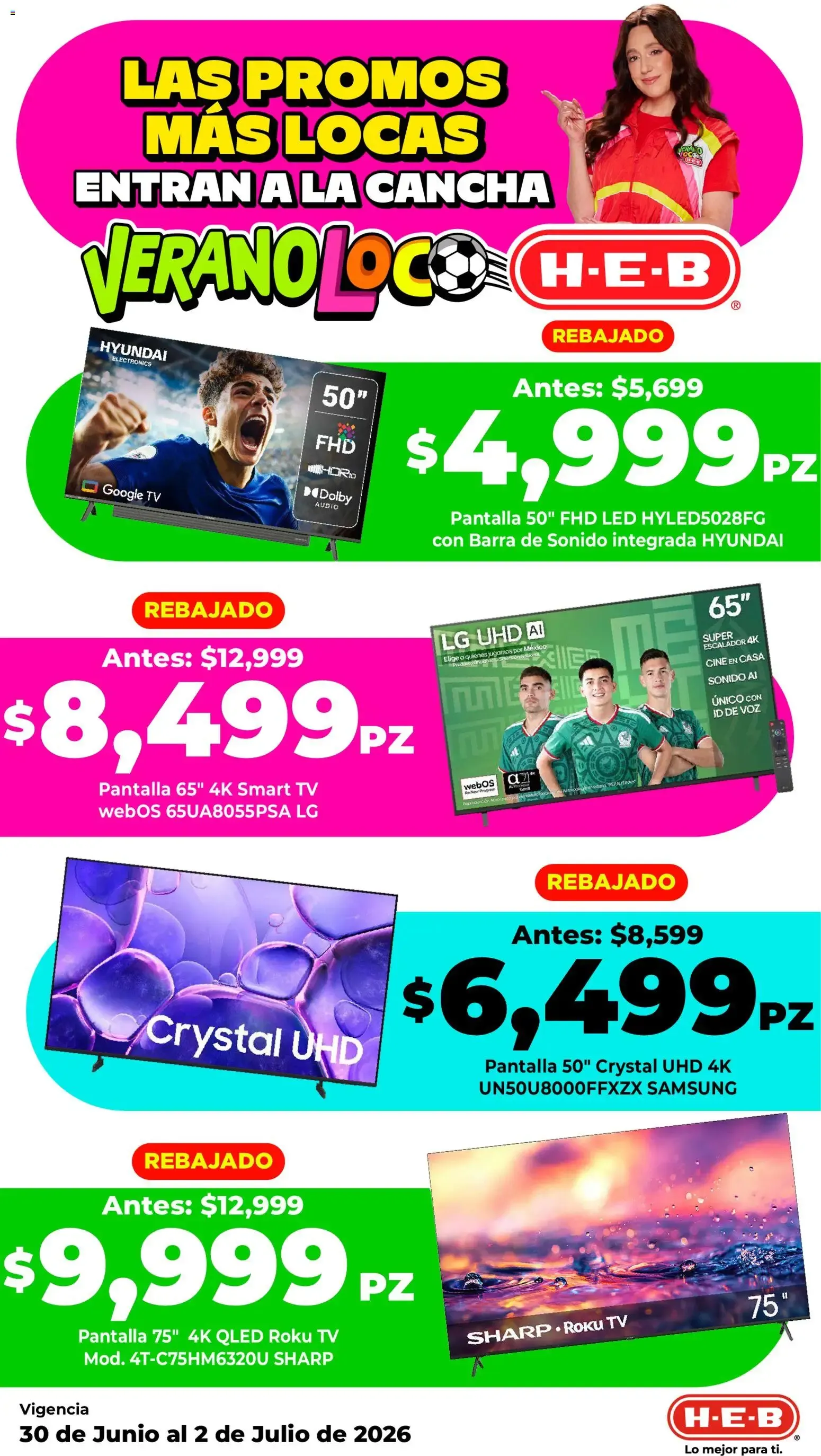 Catálogo de H-E-B folleto Las promos más locas (30/06/2026 - 02/07/2026) - catálogo en línea 30 de junio al 2 de julio 2026 - Pagina 7