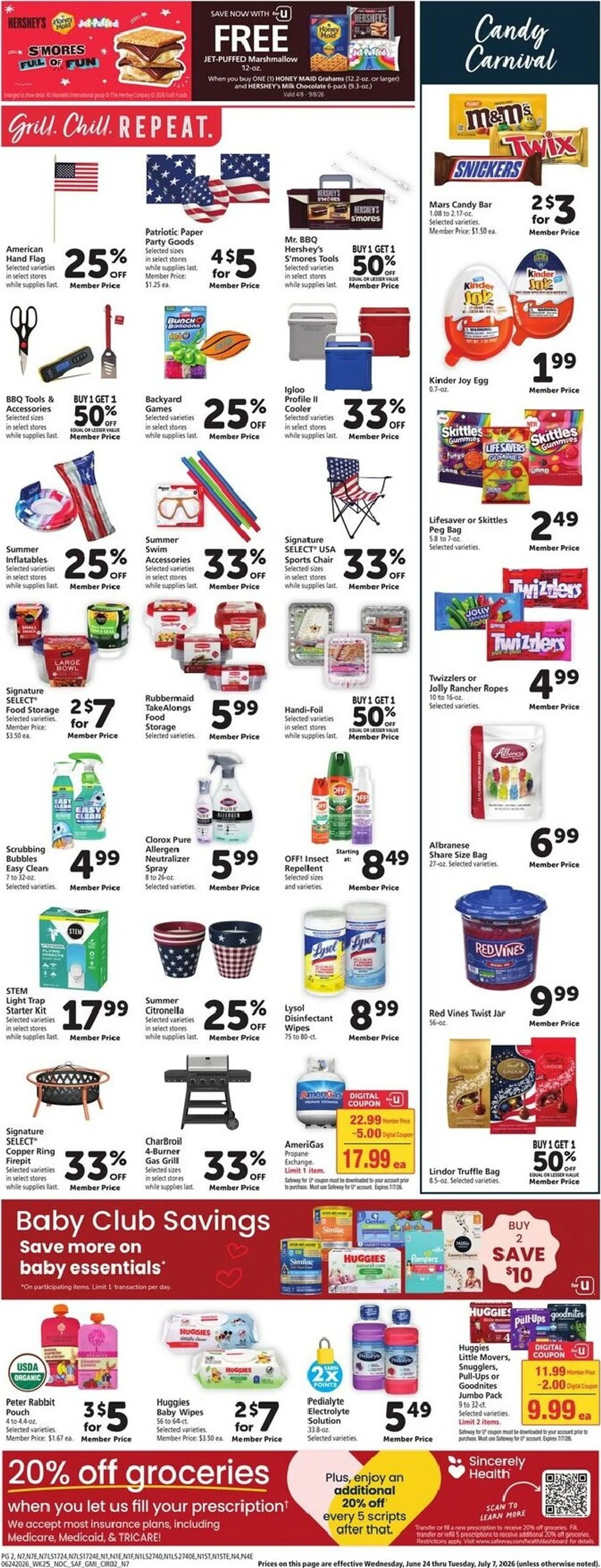 Weekly ad Safeway Star Spangled Savings from June 24 to June 30 2026 - Page 11