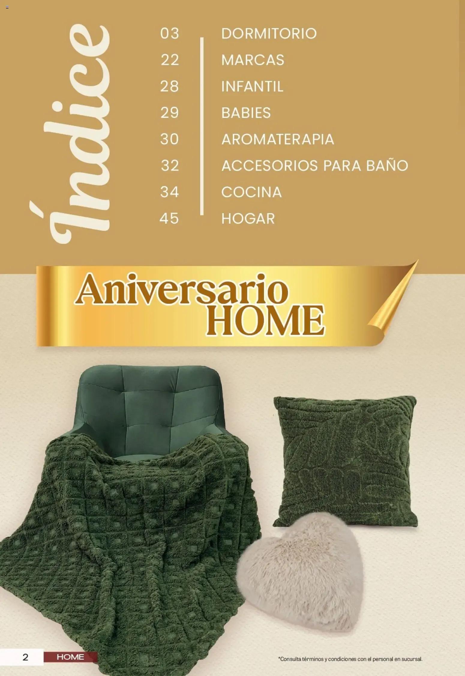 Catálogo de Andrea Home: Aniversario HOME 21 de junio al 22 de agosto 2026 - Pagina 2