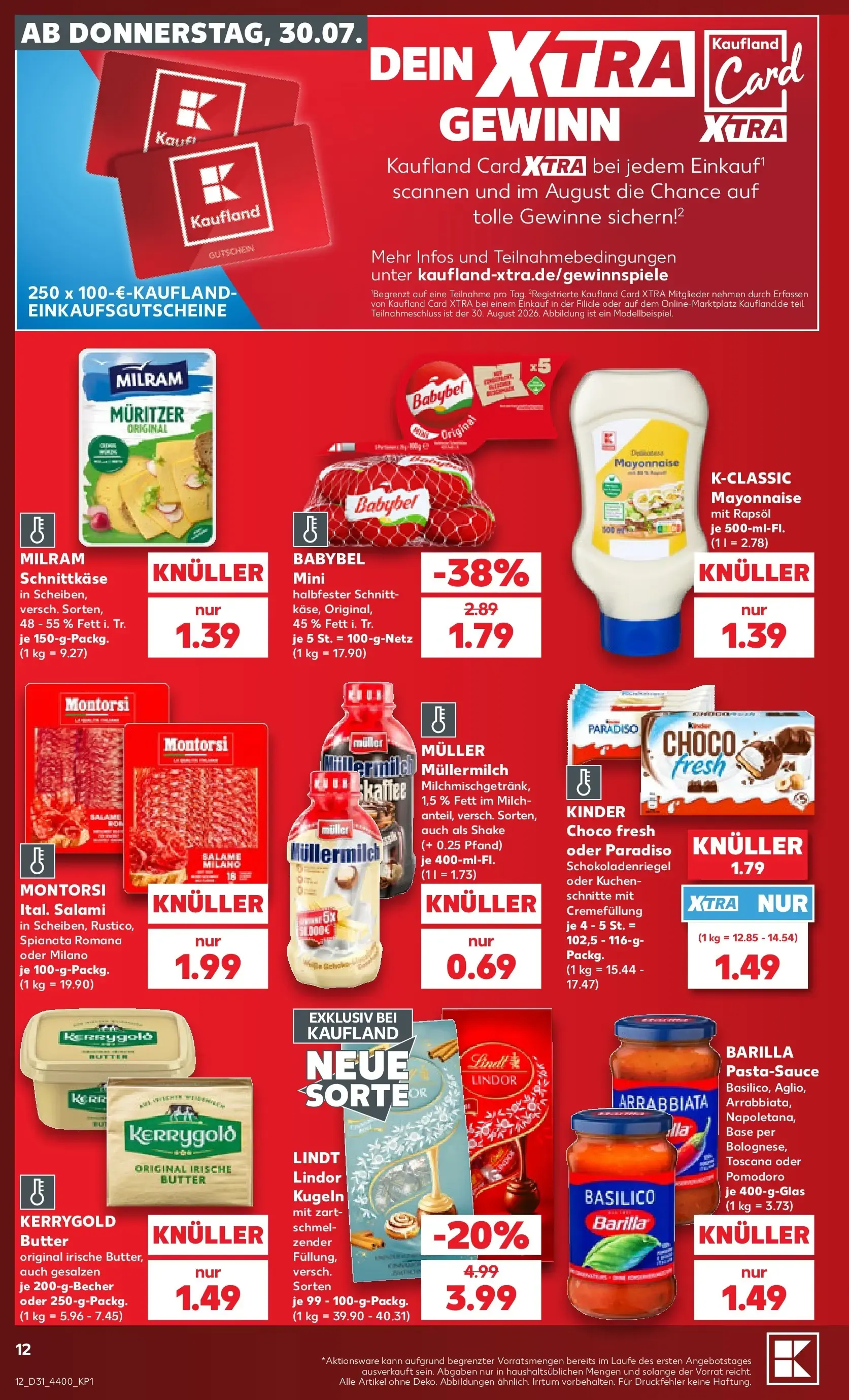 Prospekt Kaufland ab 30.07.2026 » Angebote Online zum Blättern von 30. Juli bis 5. August 2026 - Prospekt seite 12