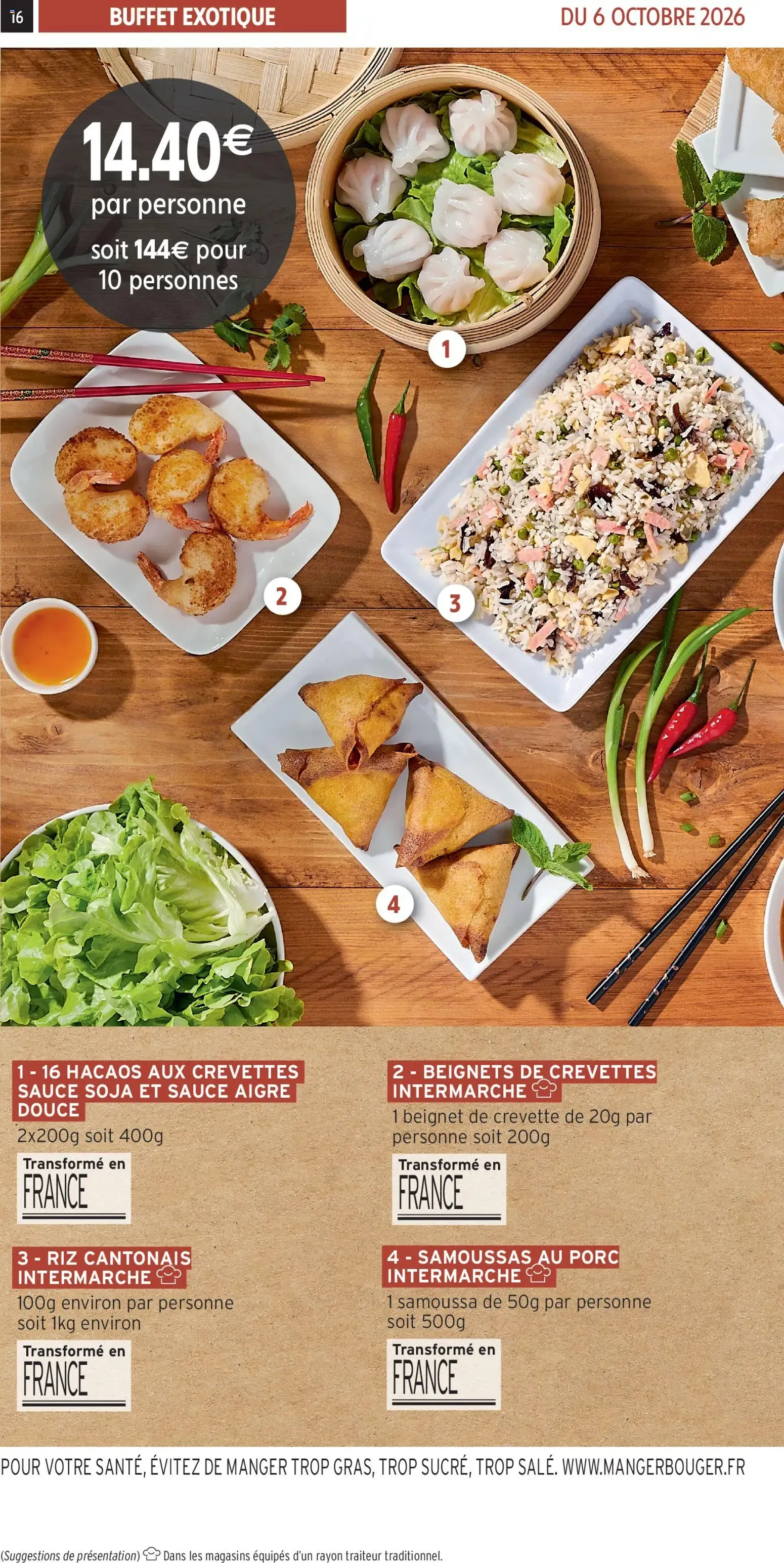Intermarché - Les menus traiteur automne/hiver à partir du 06/10/2026 - promo en ligne du 6 octobre au 28 mars 2027 - Catalogue page 15