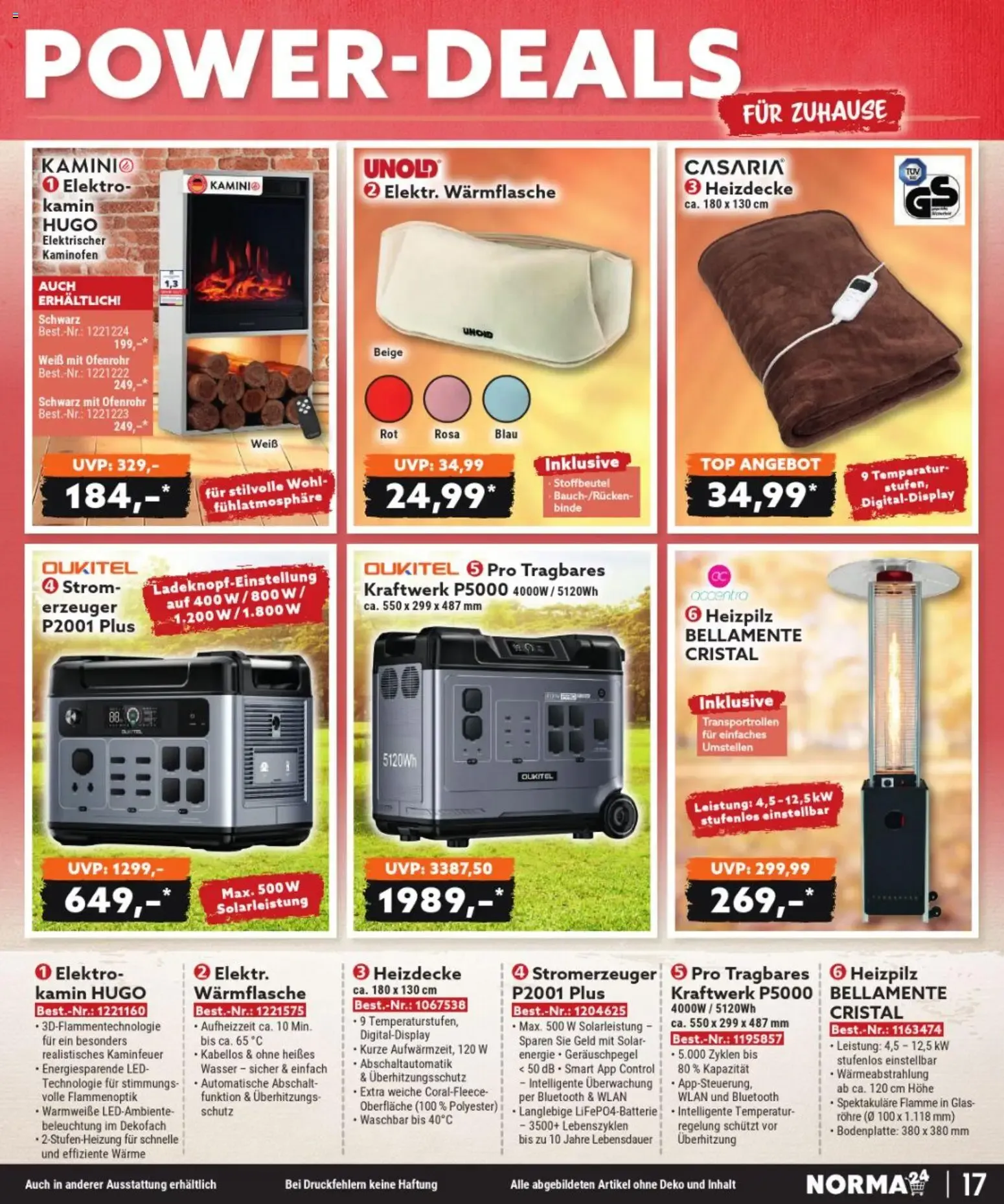 Norma Bestellmagazin September 2026 (ab 01.09.2026) zum blättern » Angebote von 1. September bis 30. September 2026 - Prospekt seite 17