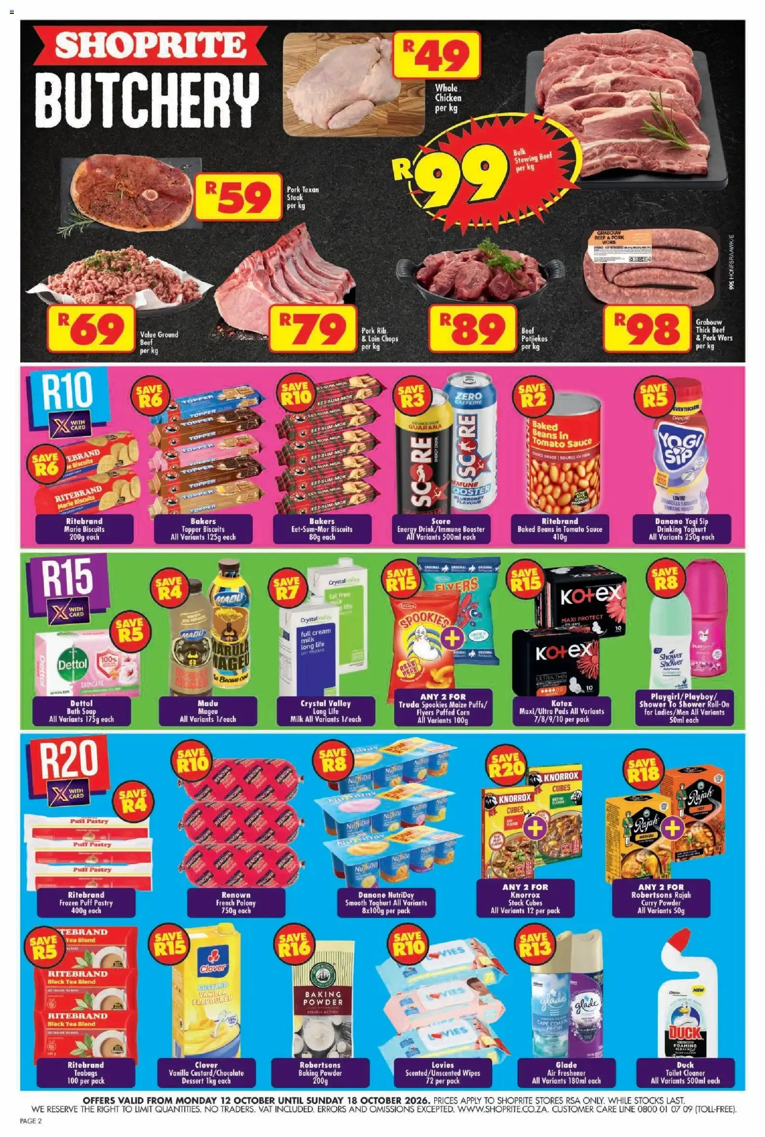 Shoprite Rand A Rama from 12 October to 18 October 2026 - Catalogue Page 2