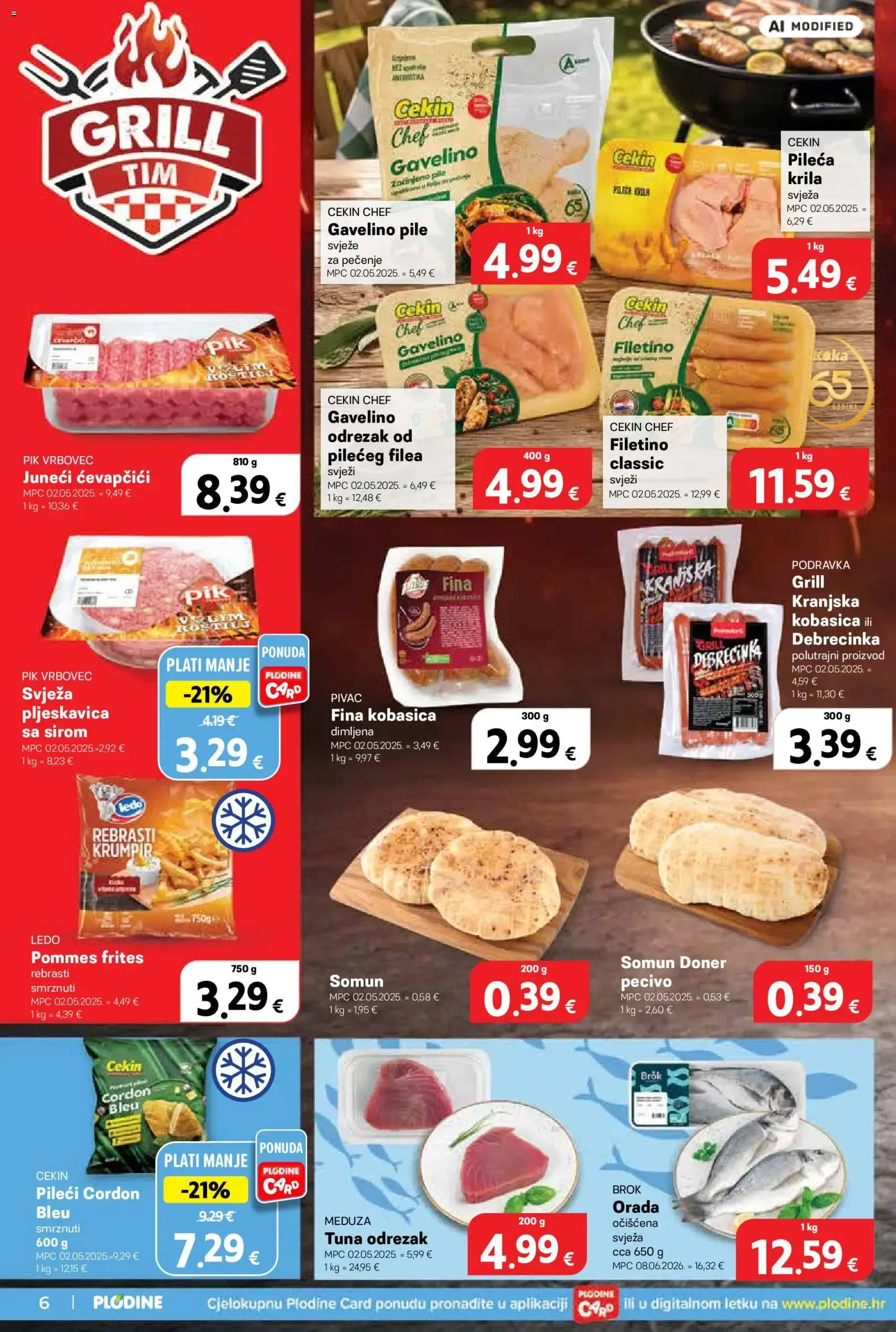 Katalog Plodine Katalog novi od 06.08.2026 na listanje > letak digitalni od 6. kolovoza do 11. kolovoza 2026. - Pregled Stranica 6