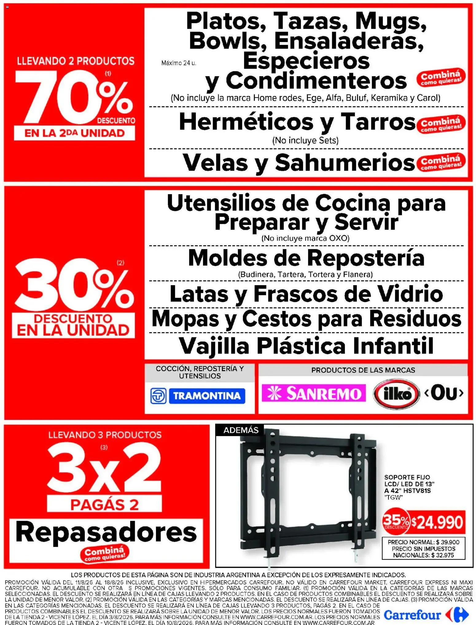 Ofertas de Carrefour ofertas || del 11/08/2026 - 18/08/2026 || Promociones 11 de agosto al 18 de agosto 2026 - Página 26 del catálogo