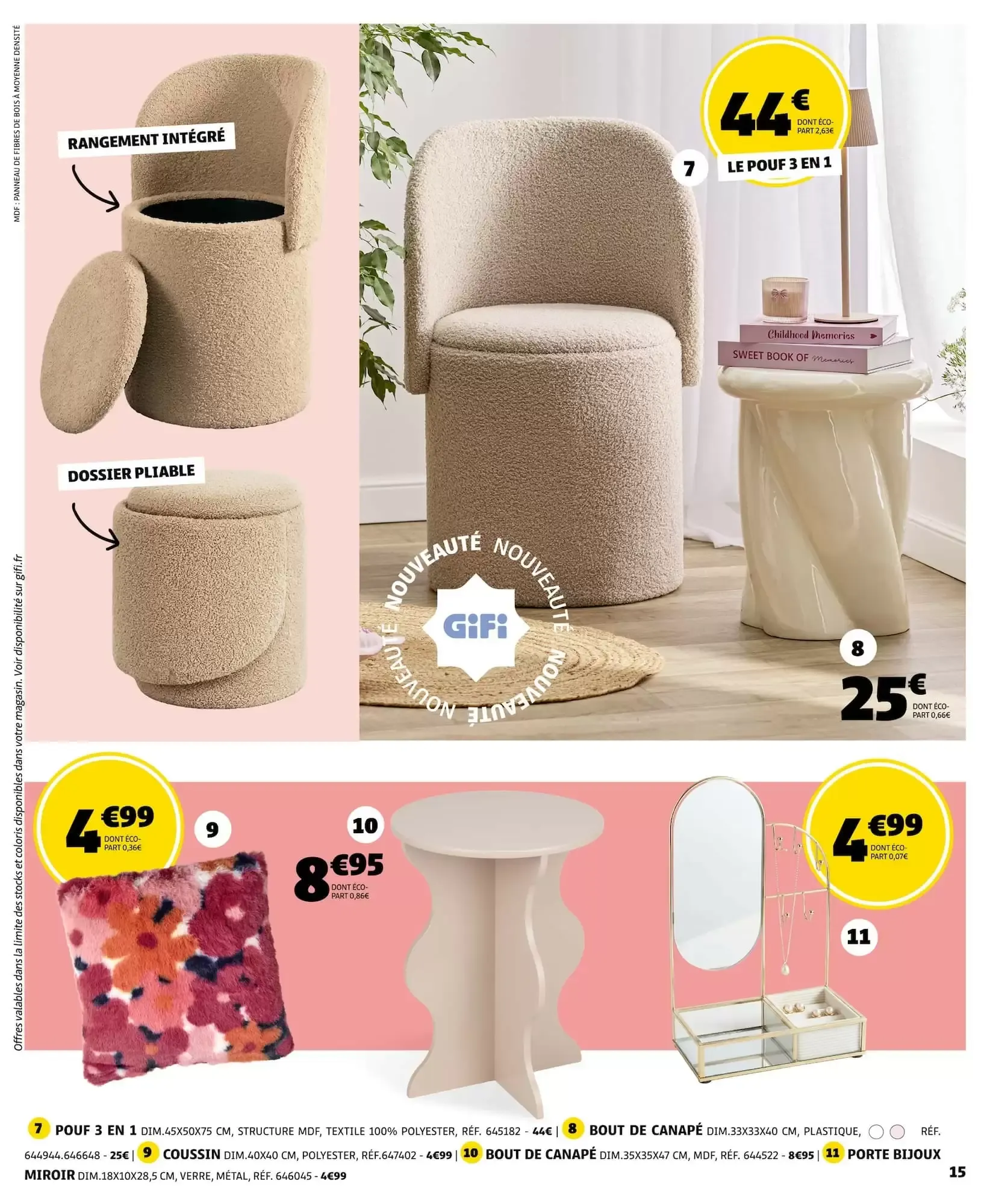 Catalogue GiFi du 18 août au 31 août 2026 - Catalogue page 15