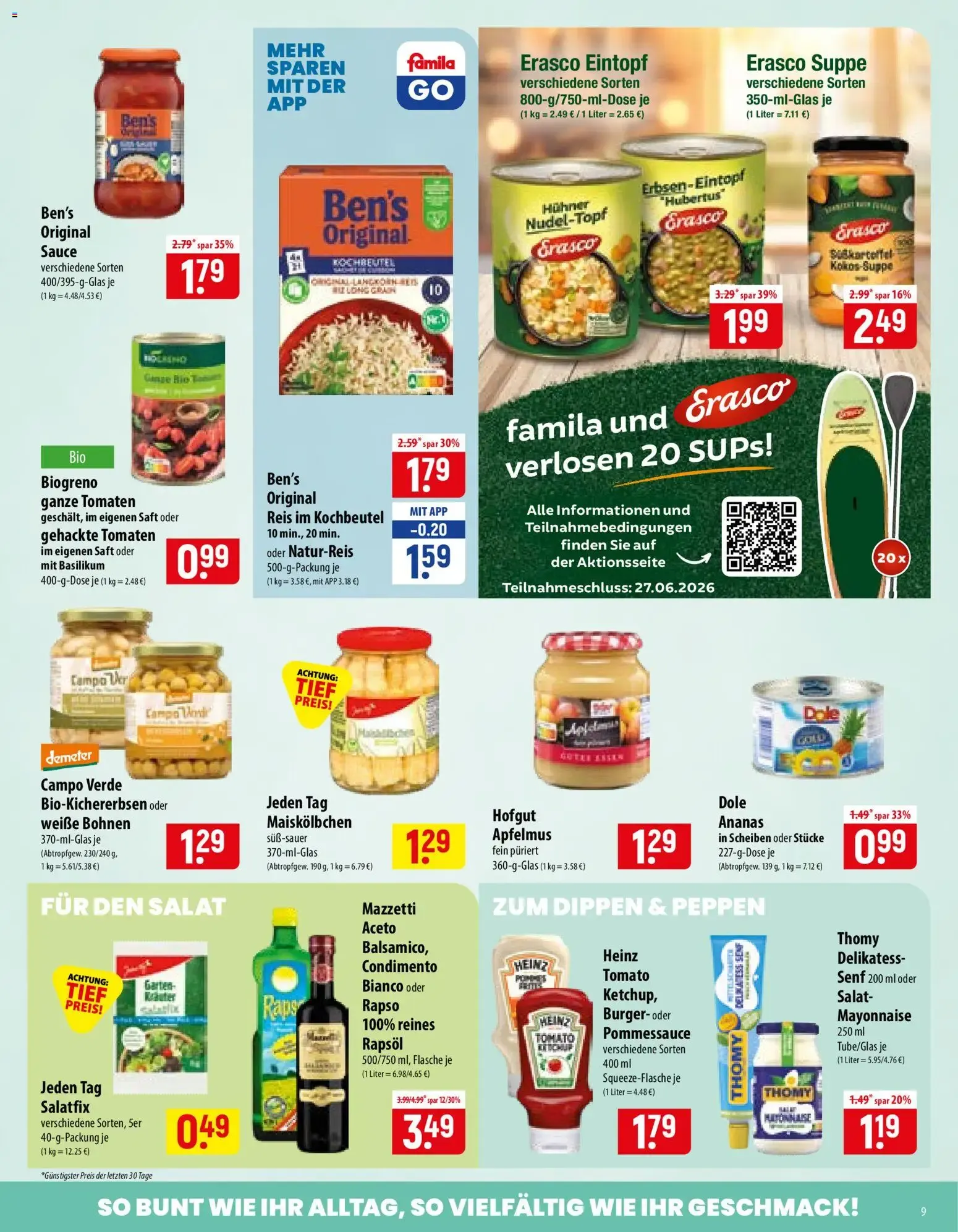 Famila Prospekt vom 15.06.2026 – Angebote online von 15. Juni bis 20. Juni 2026 - Prospekt seite 9