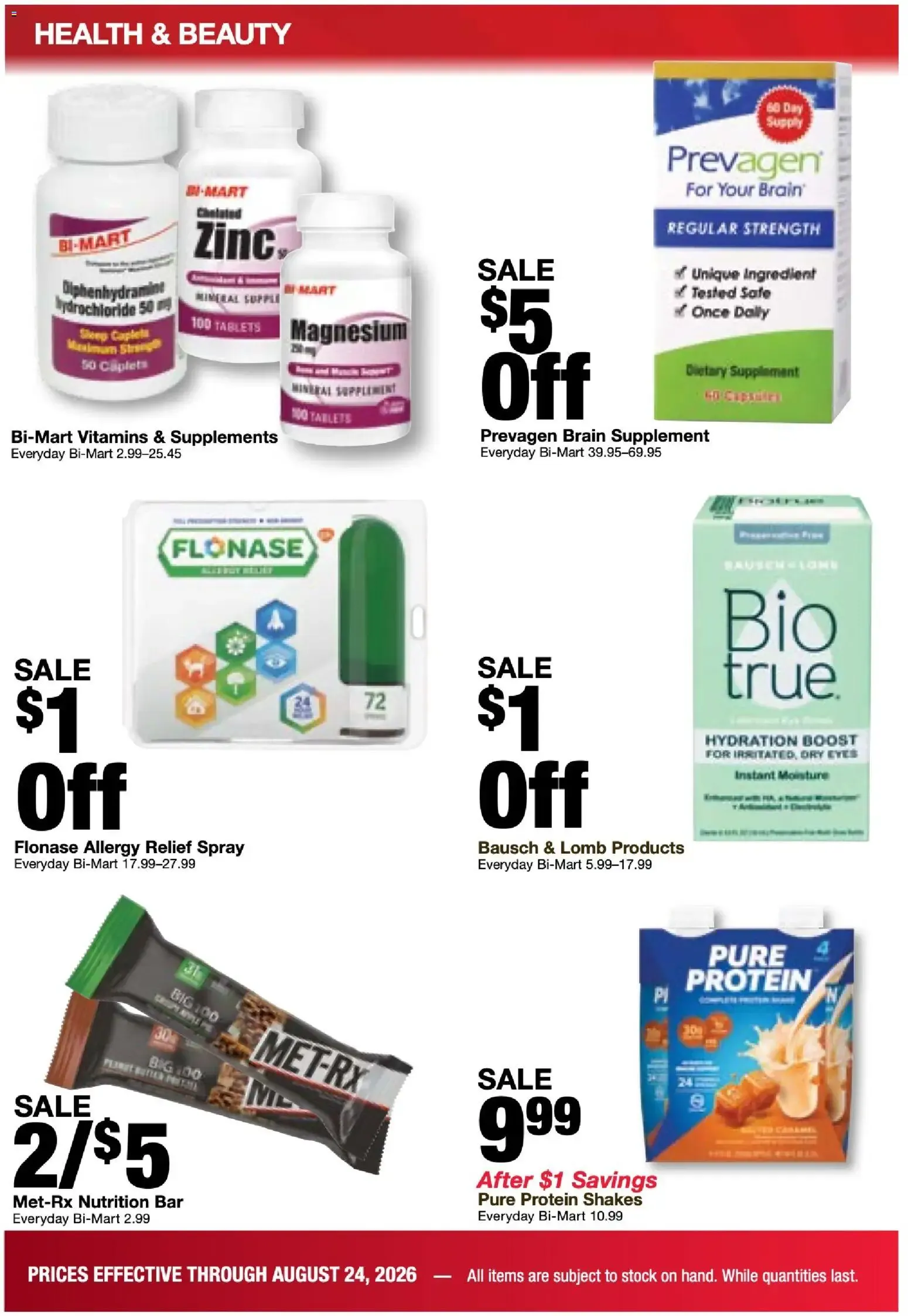 Weekly ad Bi-Mart Weekly Ad from 08/18/2026 - Flyer from August 18 to August 24 2026 - Page 20