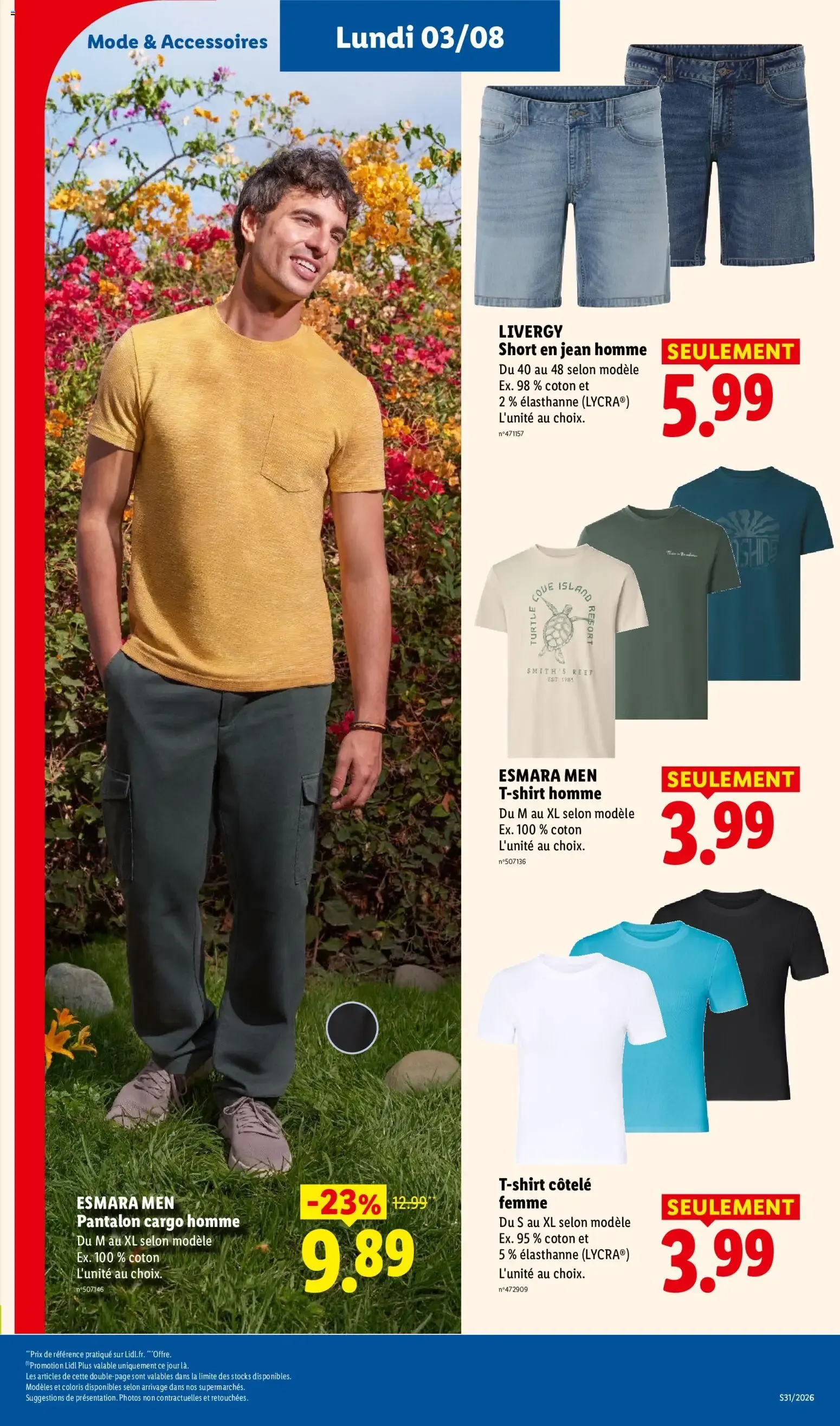 LIDL L'été des Marques du 30 juillet au 5 août 2026 - Catalogue page 51