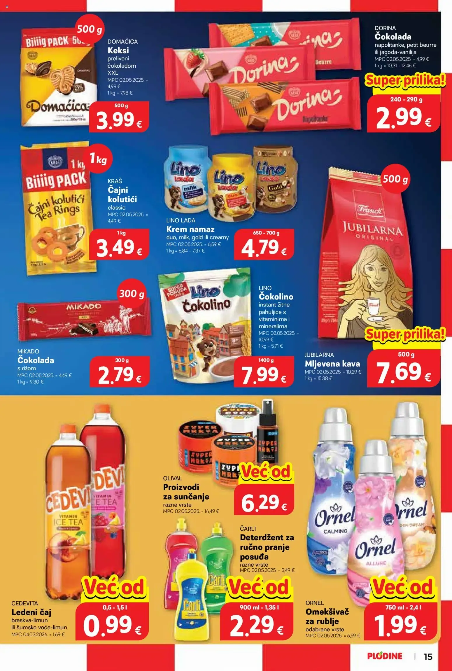 Katalog Plodine Katalog novi od 29.07.2026 na listanje > letak digitalni od 29. srpnja do 4. kolovoza 2026. - Pregled Stranica 15