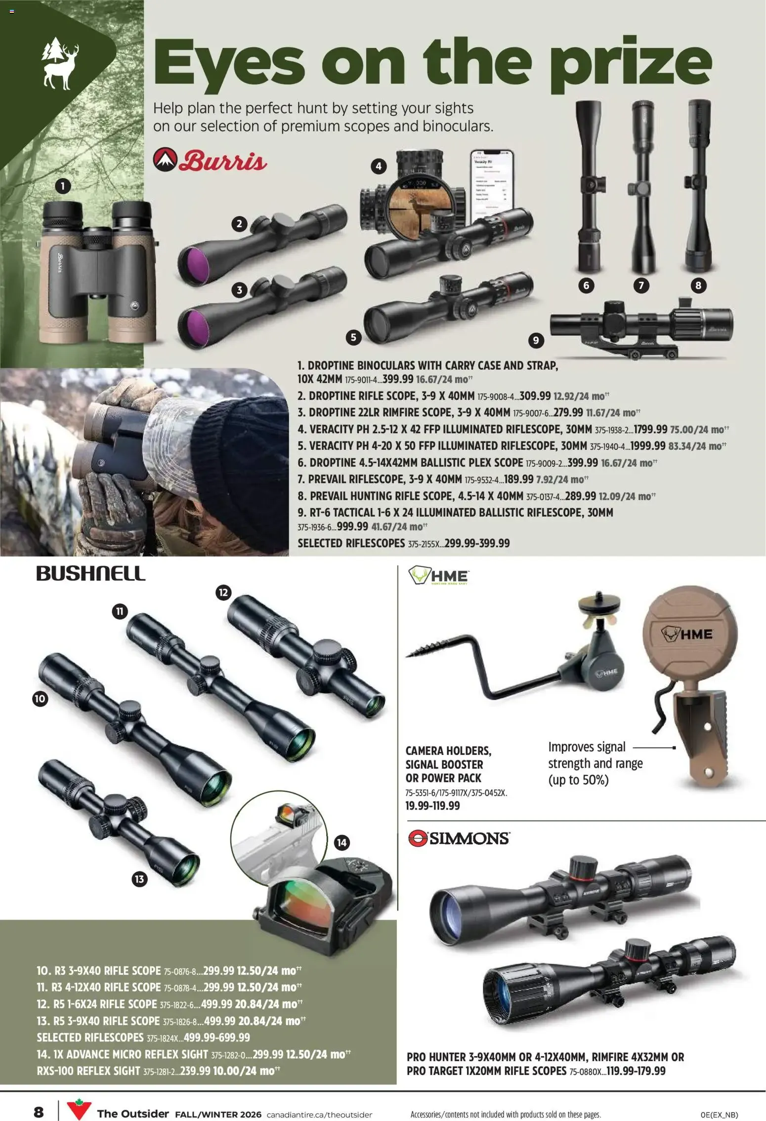 The Outsider - Your Fall Outdoor Guide (Canadian Tire) from August 27 to September 16 2026 - flyer page 8