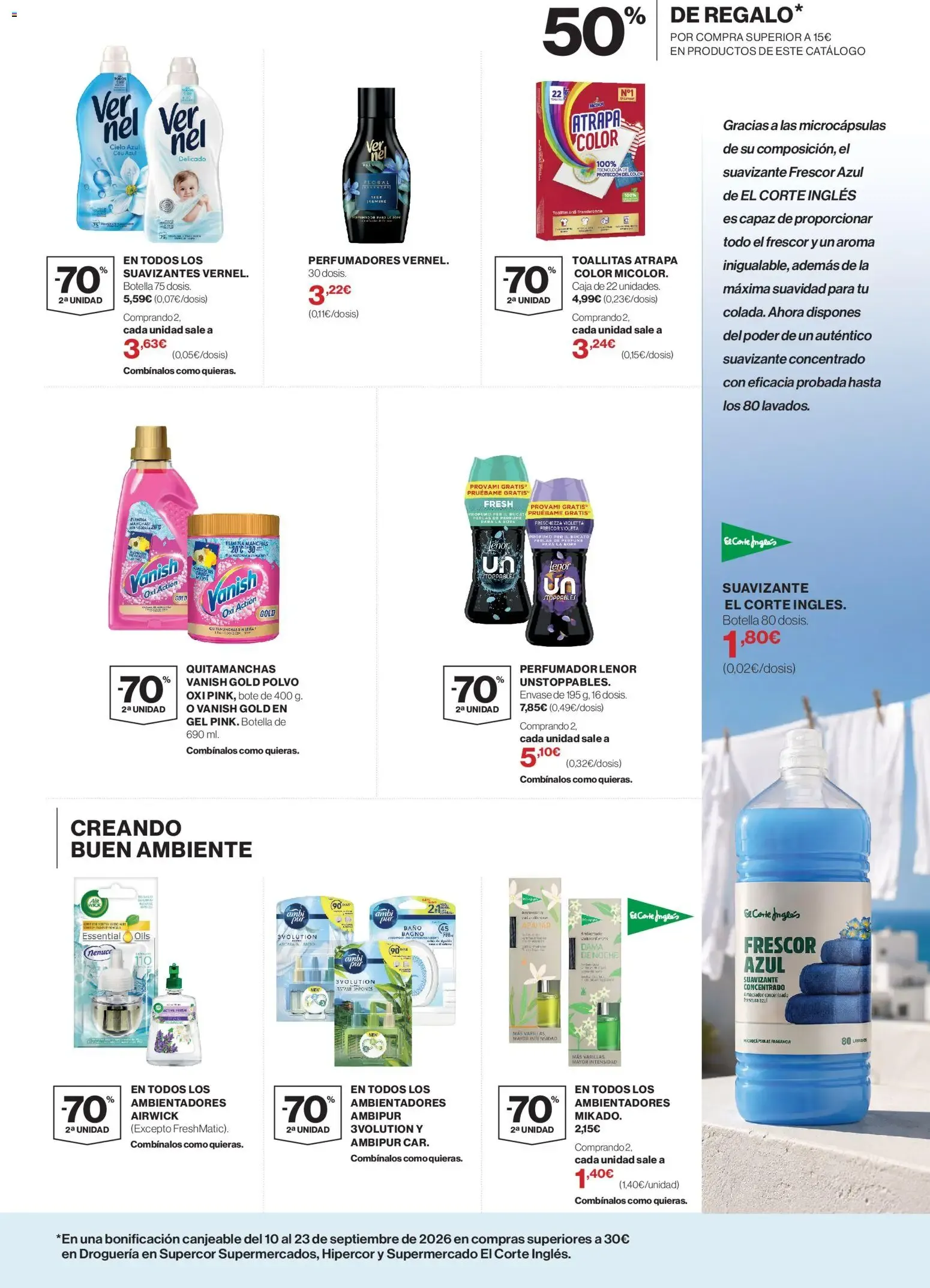 Catálogo de Las Mejores Marcas en Limpieza y Cuidado del Hogar 26 de agosto al 9 de septiembre 2026 - Página 3