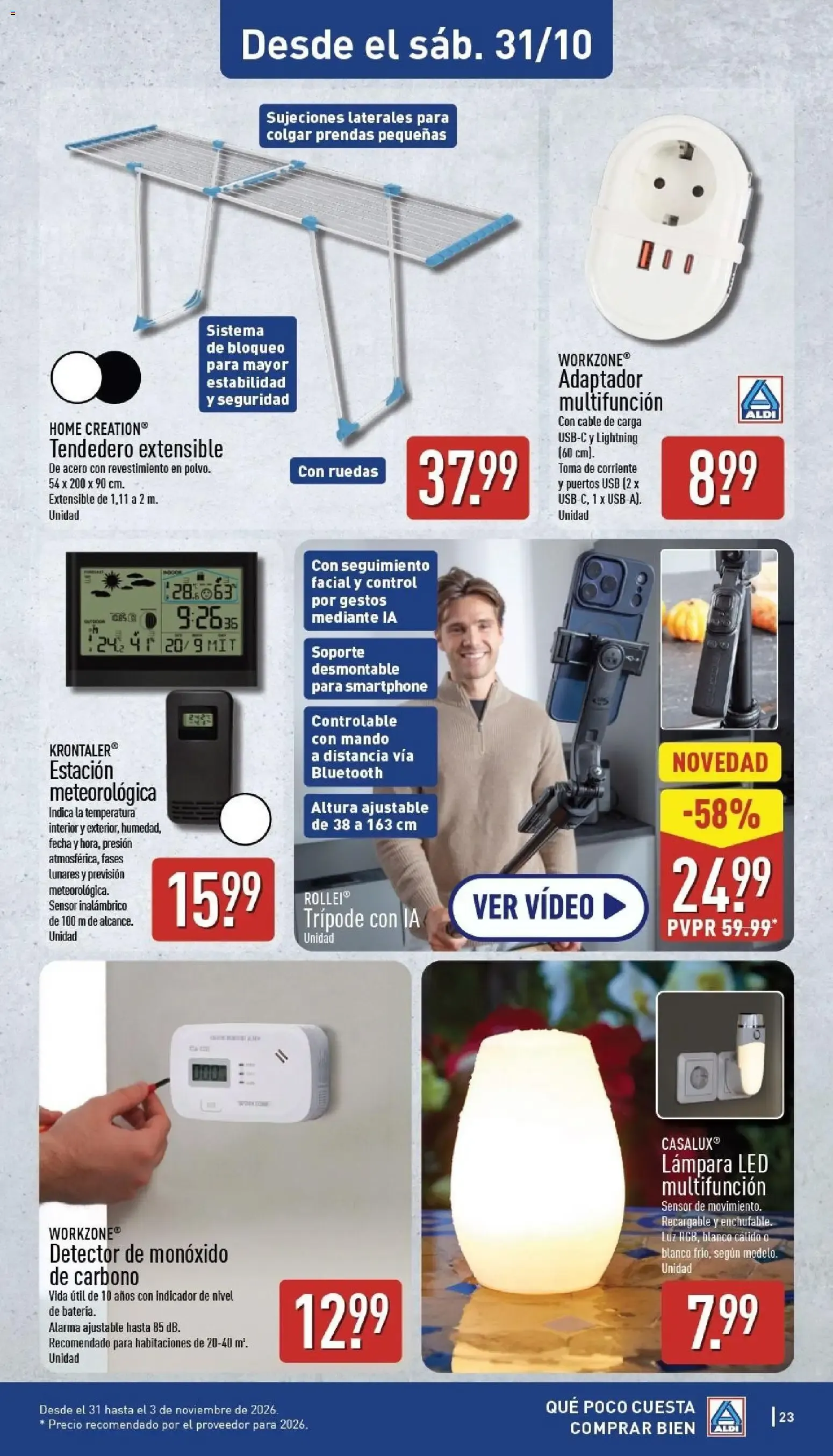 Catálogo de Aldi: Bajos precios en frescos 26 de octubre al 1 de noviembre 2026 - Página 23