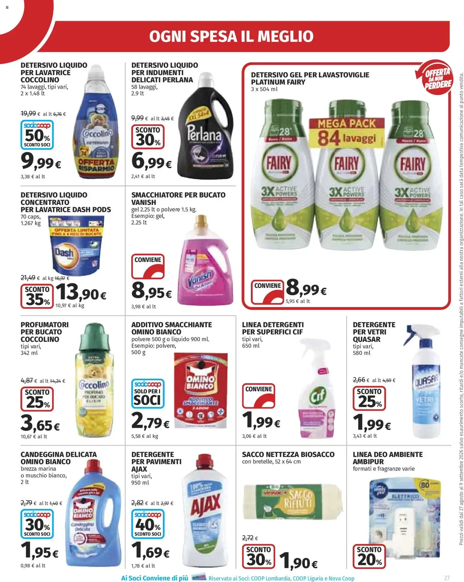 Volantino COOP Anteprima dal 27/08/2026 > NUOVO Promozioni da 27 agosto a 9 settembre di 2026 - Pagina del volantino 27