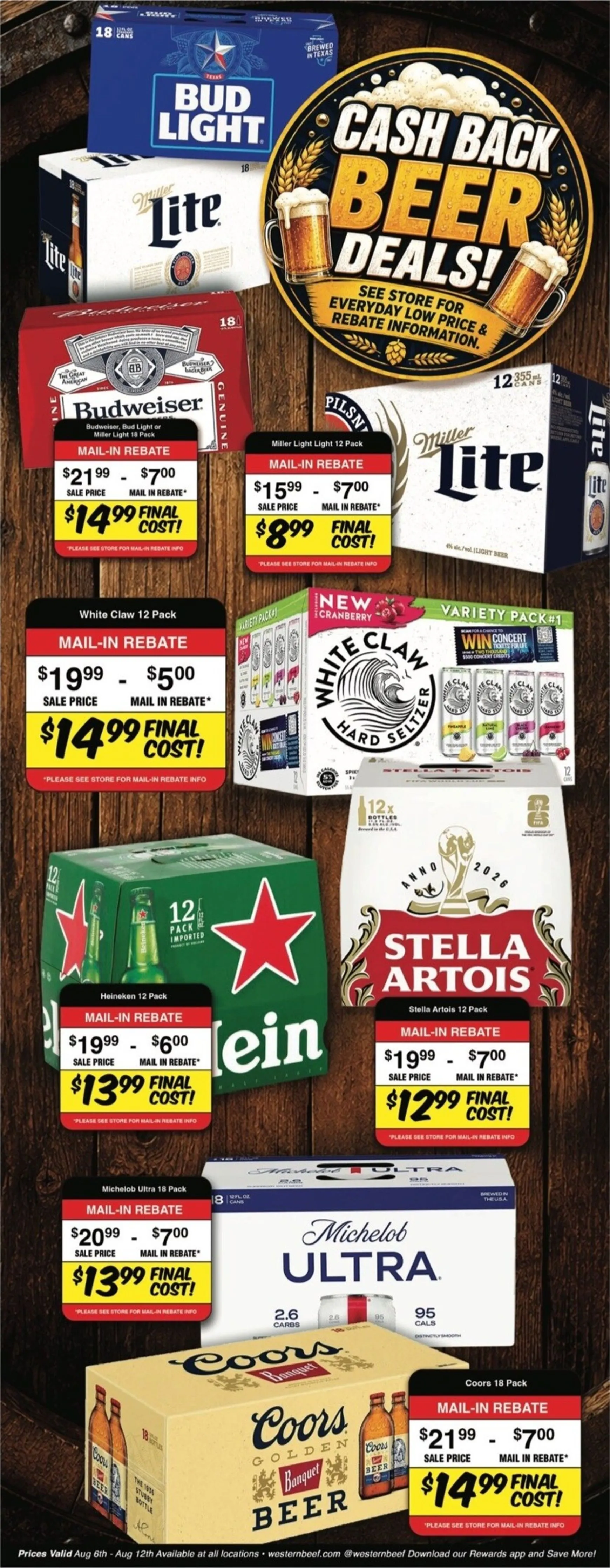 Weekly ad Current Western Beef - Carle Place leaflet valid from Thursday 08/06/2026 to Wednesday 08/12/2026 from August 6 to August 12 2026 - Page 6