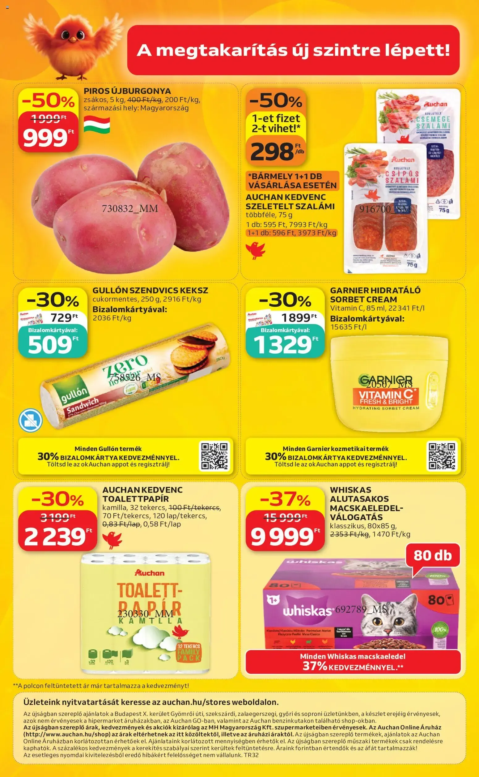 Katalógus Auchan Szupermarket akciós újság - 2026.08.06. -tól/töl > akció, lapozható szórólap 🛍️ augusztus 6.-tól augusztus 12.-ig 2026. - Oldal 16