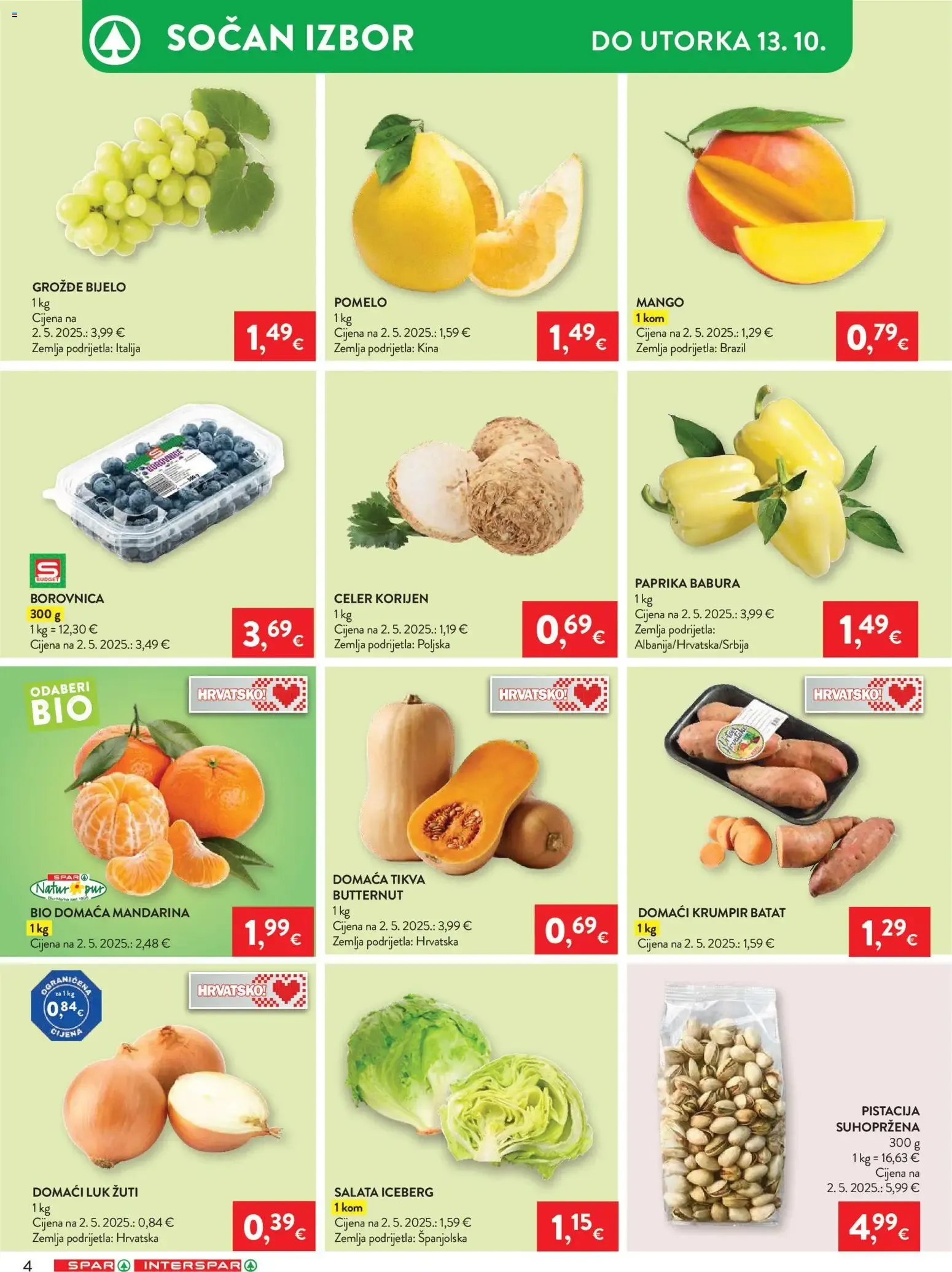 Katalog Spar Katalog novi od 07.10.2026 na listanje > letak digitalni od 7. listopada do 13. listopada 2026. - Pregled Stranica 4